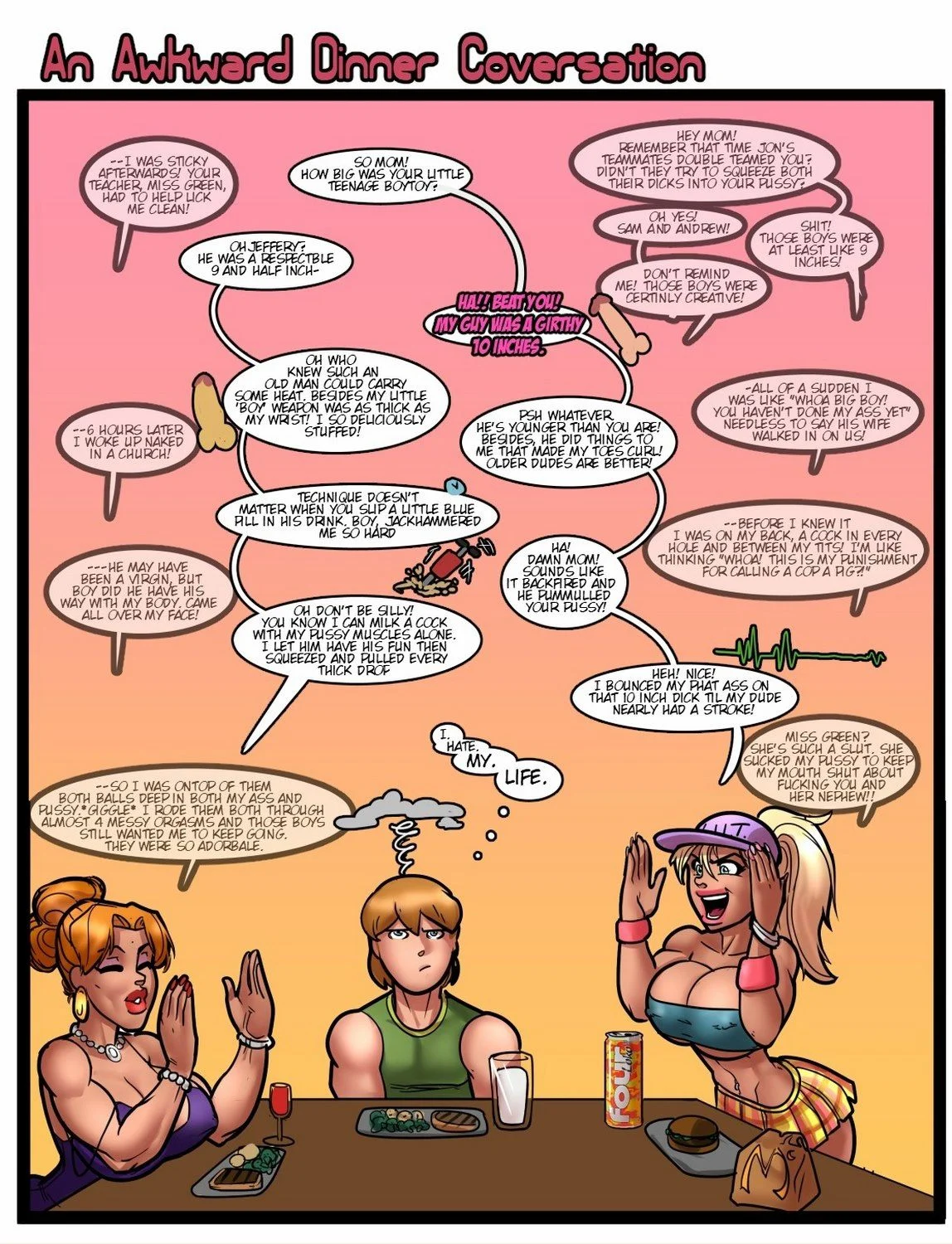 My Mom and Sister Are Size Queen Sluts Chapter 1 - Page 9