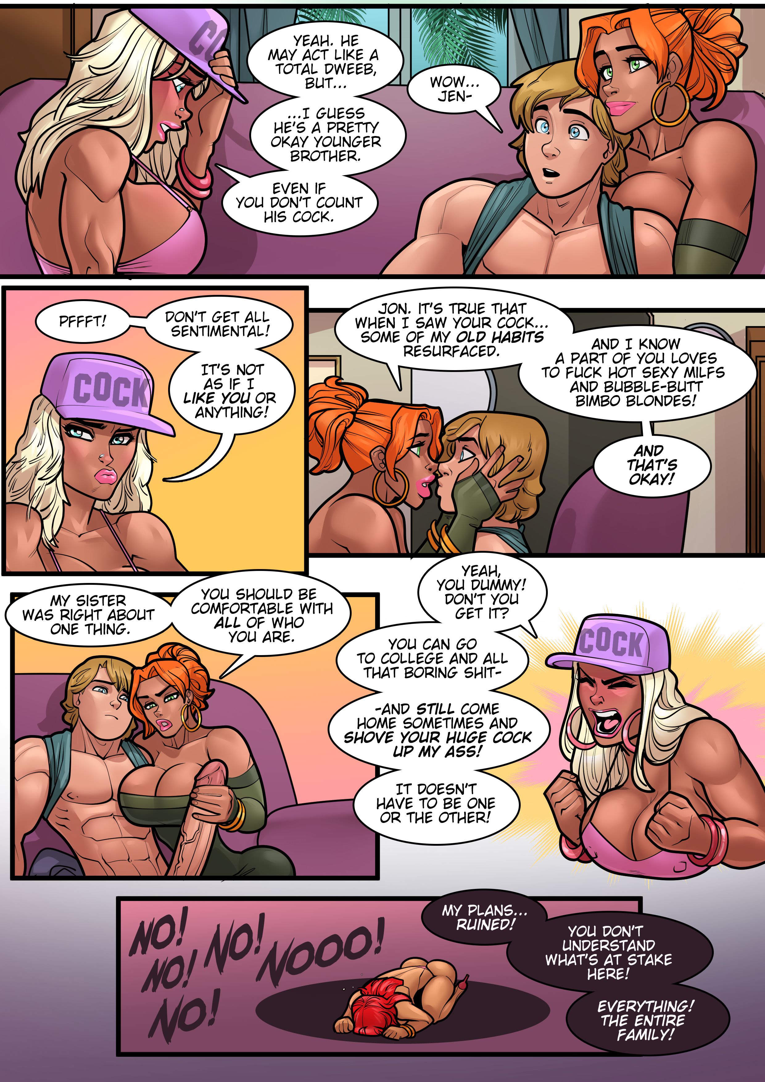 My Mom and Sister Are Size Queen Sluts Chapter 4 - Page 40