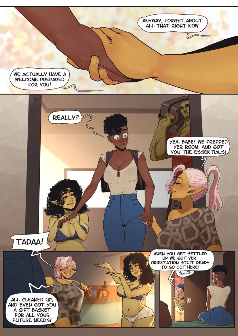 A Special Gobbo College Comic Erika's First Day - Chapter 1 - Page 13