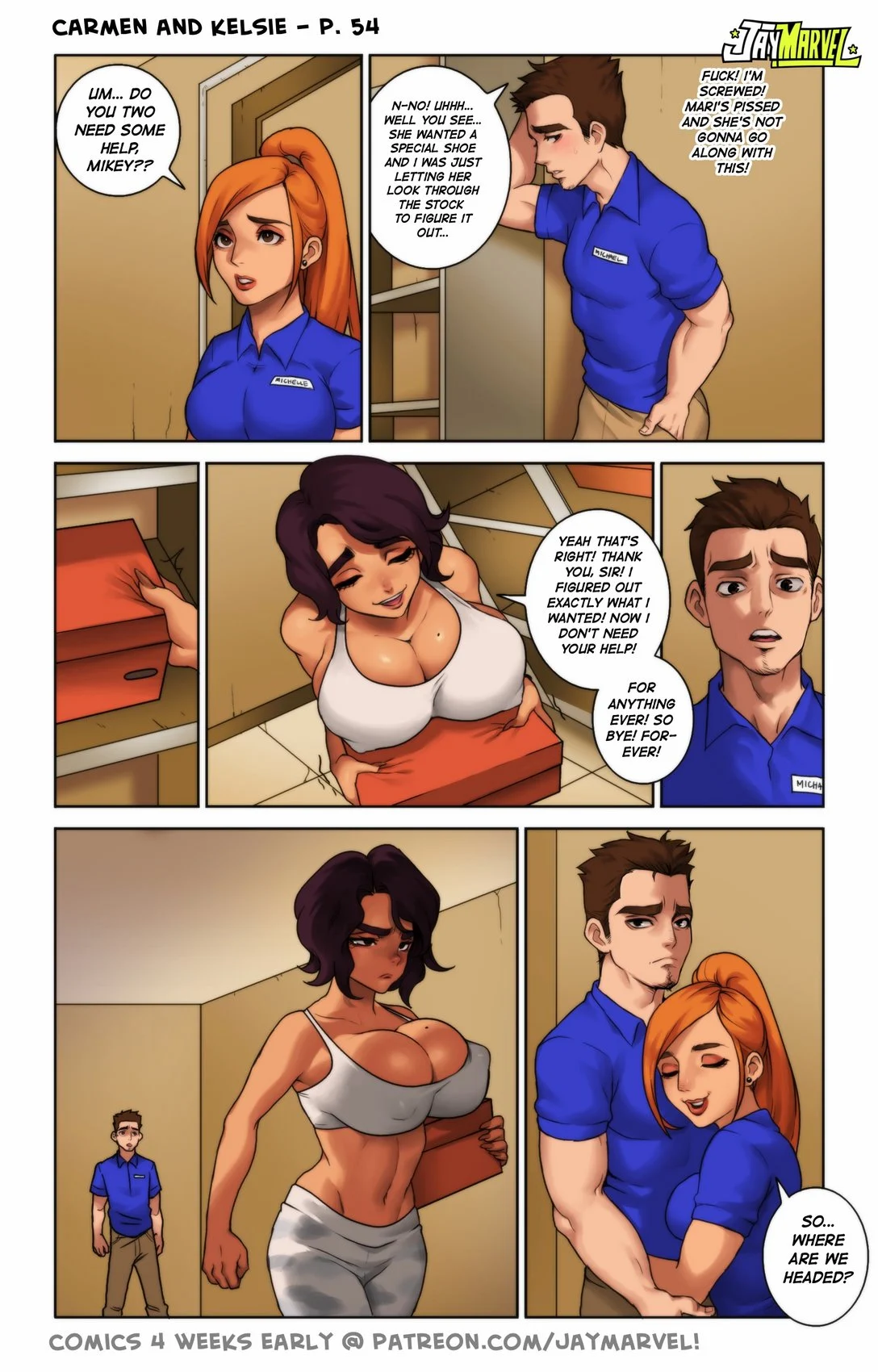 Carmen and Kelsie Chapter 1 - Page 56