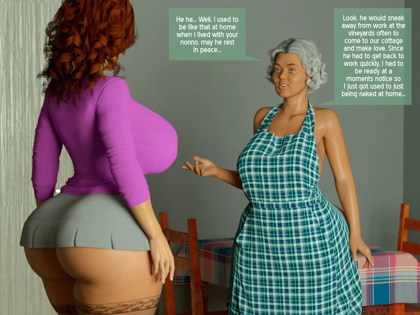 Vixensville Canon Story Episode 2 - Grandma Pays The Rent - Page 11