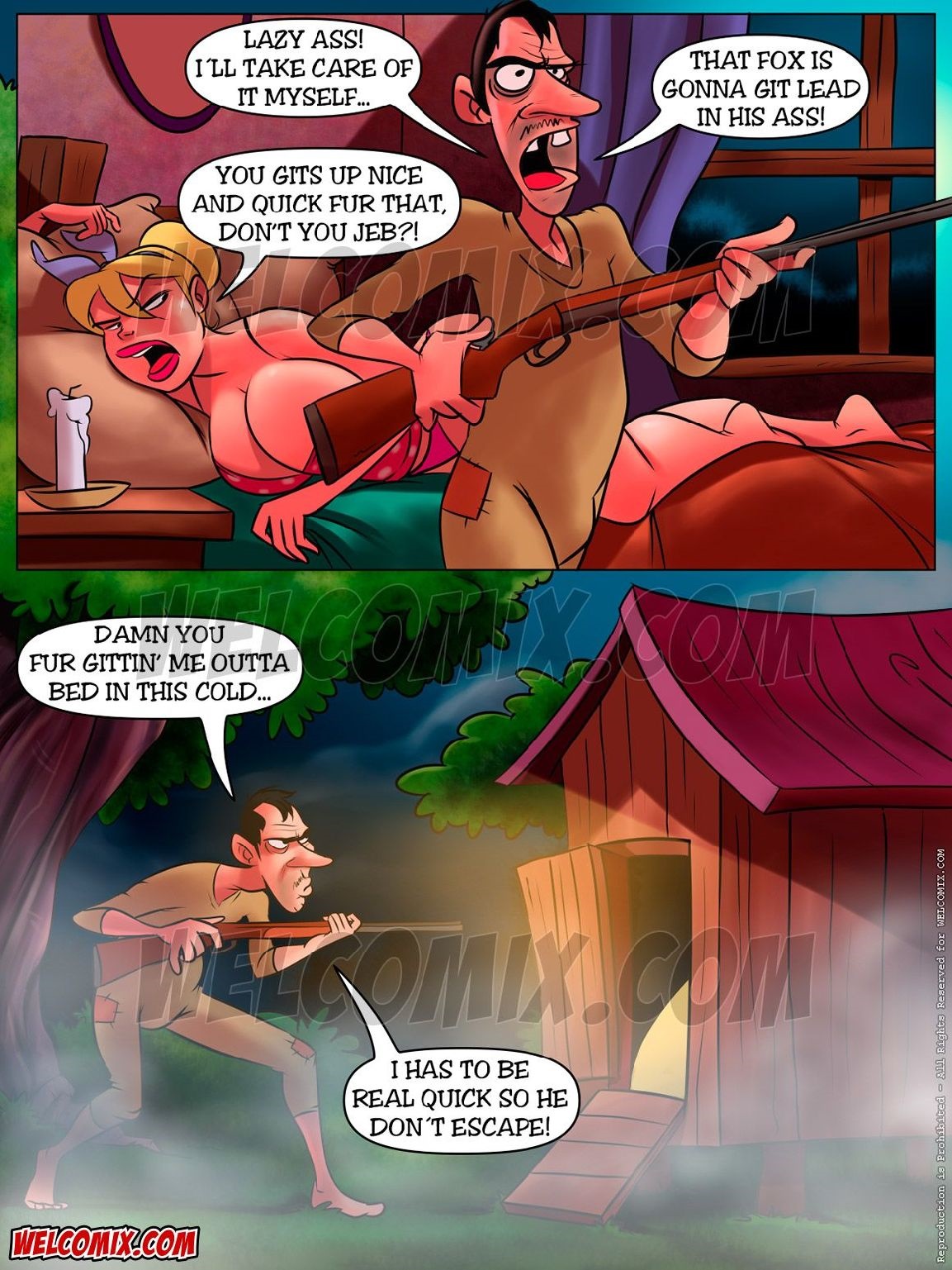 The Hillbilly Farm There's A Fox In The Henhouse - Chapter 8 - Page 4