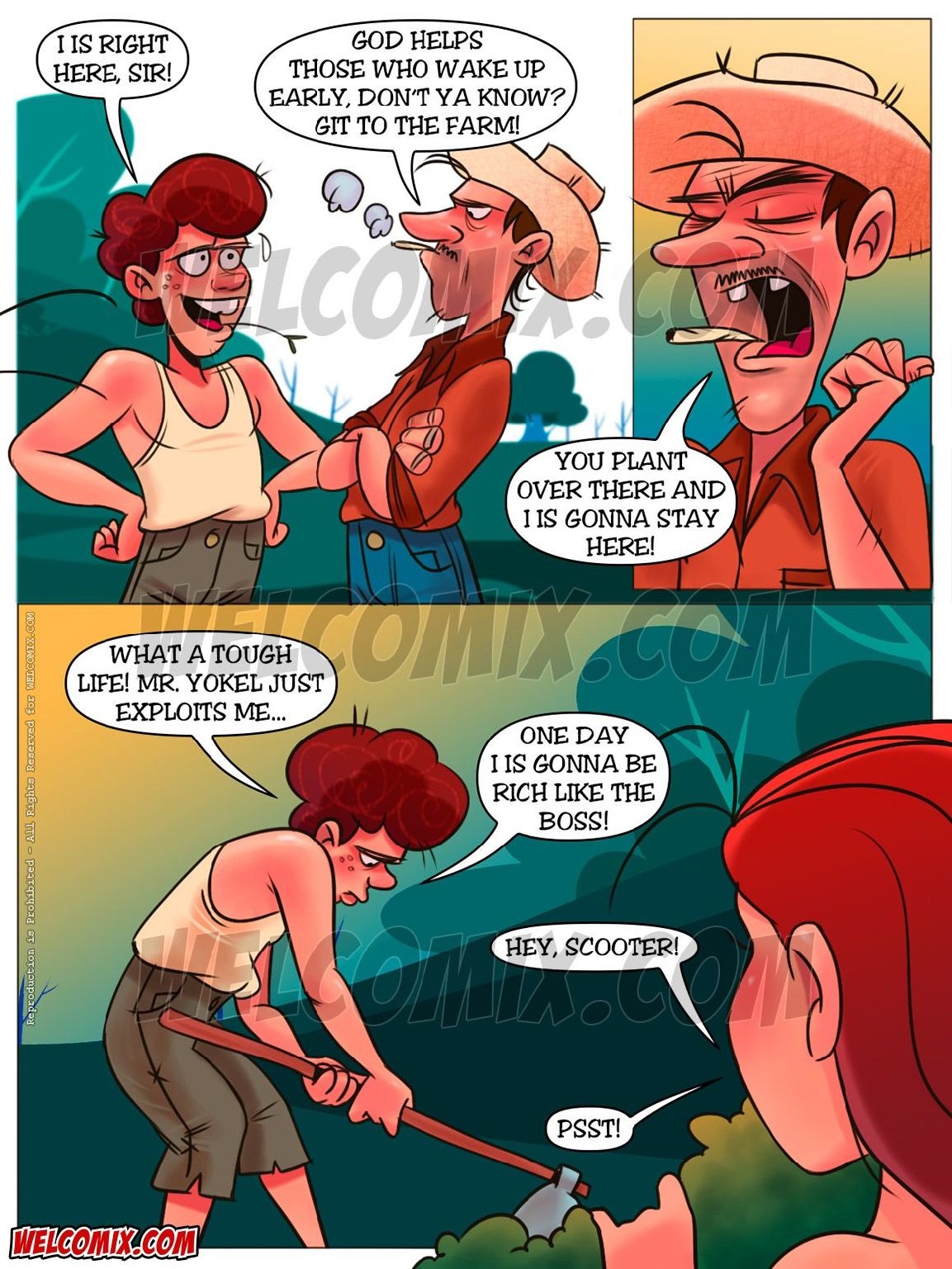 The Hillbilly Farm Planting On The Farm - Chapter 5 - Page 4