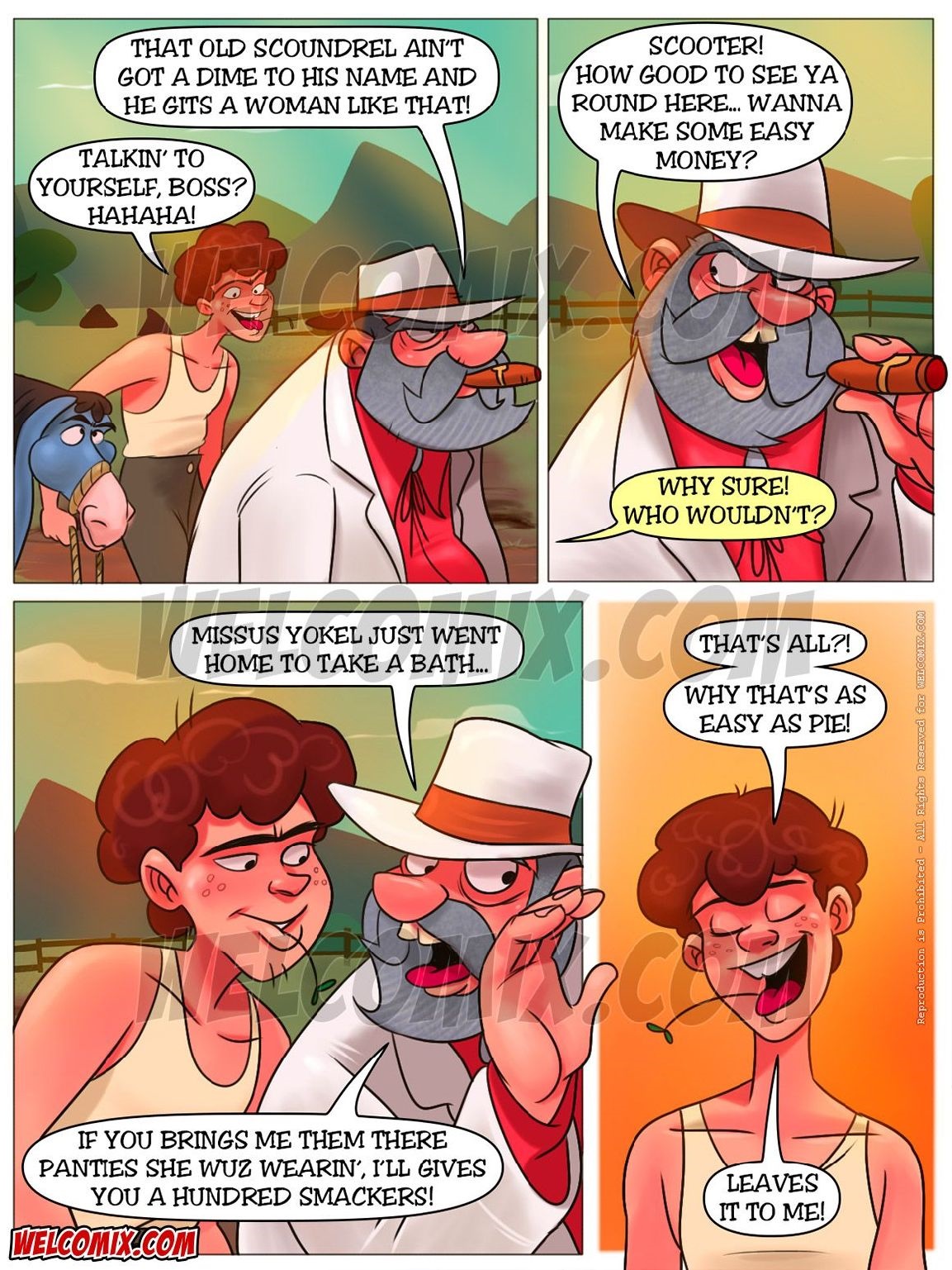 The Hillbilly Farm Mrs. Yokel's Panties - Chapter 2 - Page 3