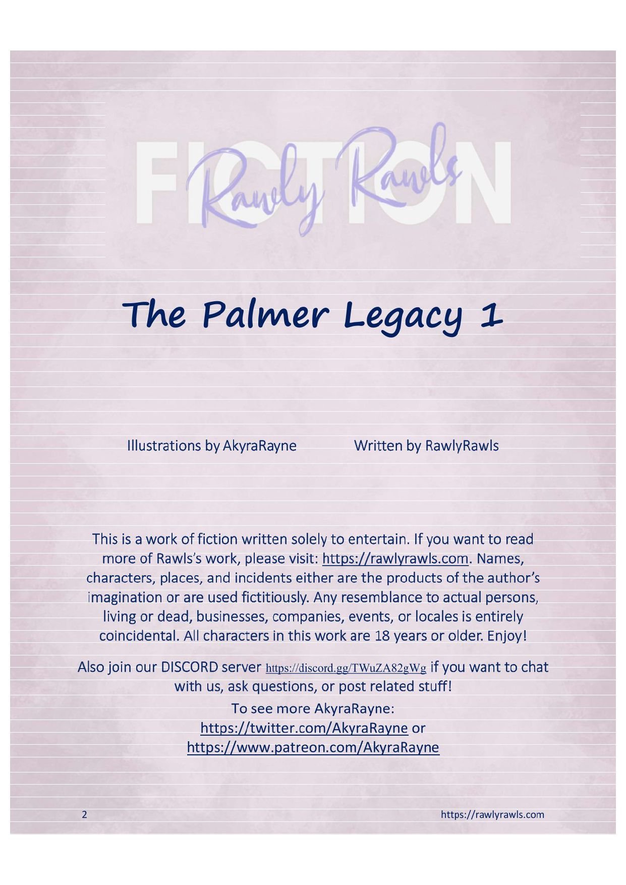 The Palmer Legacy Chapter 1 - Page 2