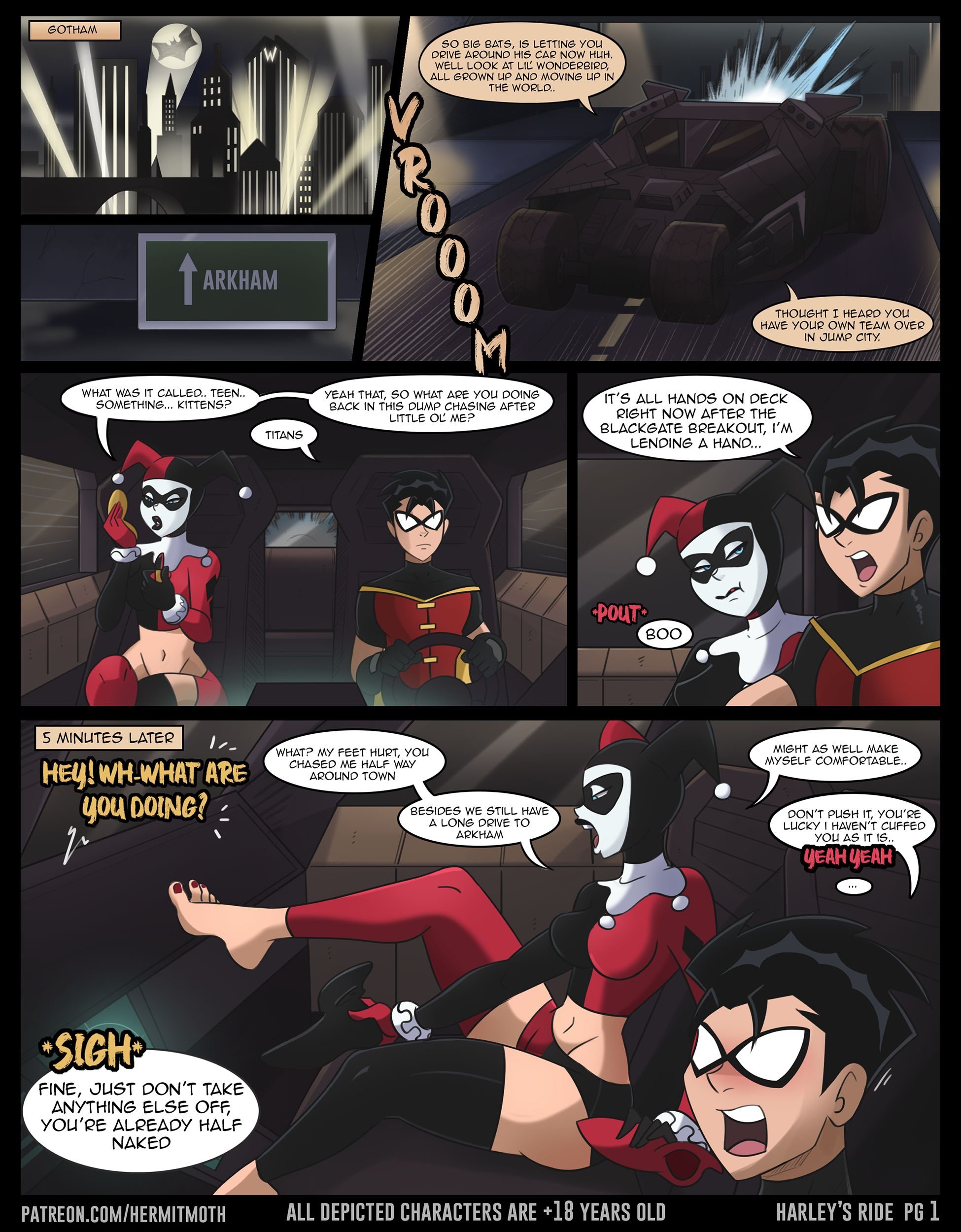 Harley’s Ride (Batman) Chapter 1 - Page 1