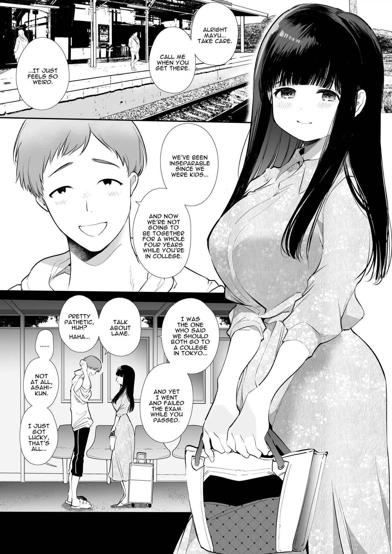 Mayu-chan NTR – Big Dick in the Big City Chapter 1 - Page 3