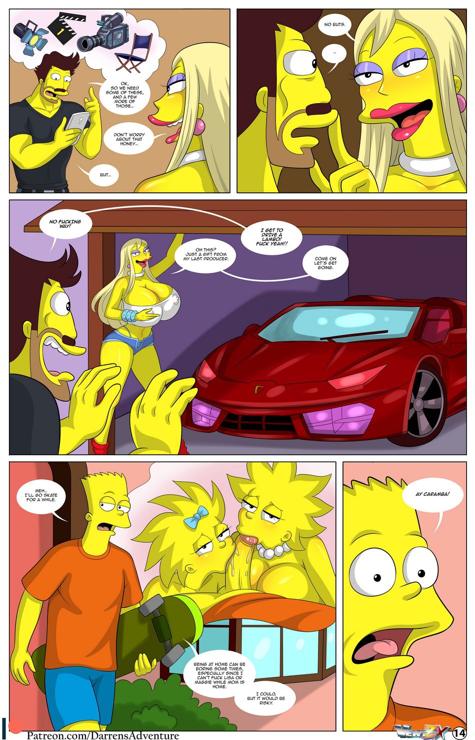 Darren’s Adventure (The Simpsons) Chapter 12 - Page 14