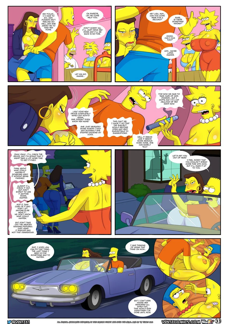 Darren’s Adventure (The Simpsons) Chapter 12 - Page 33