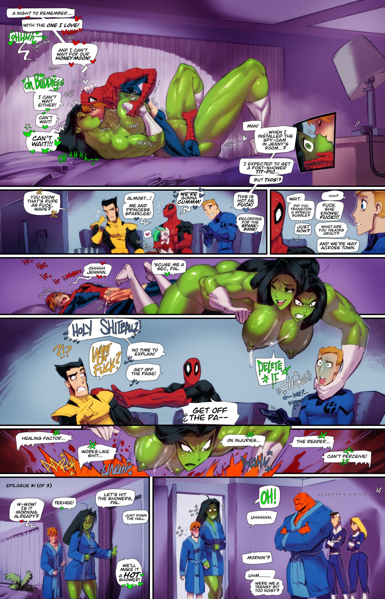 Spidey and She-Hulk: Are Noisy Neighboors (Spider-Man) Chapter 1 - Page 20