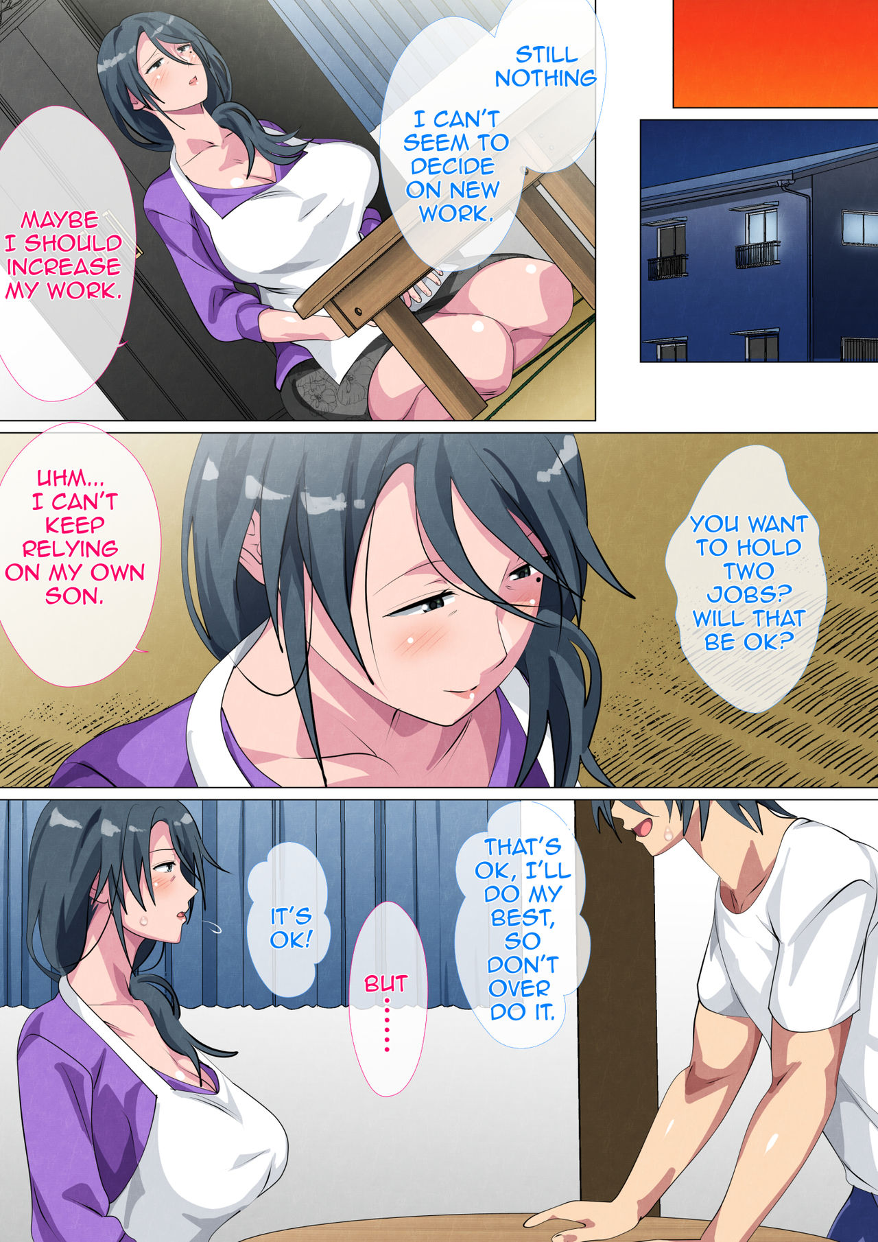 Widowed Mother Sayoko – Record of a Copulation of a Mother and Son Living in a Small Room Chapter 1 - Page 62