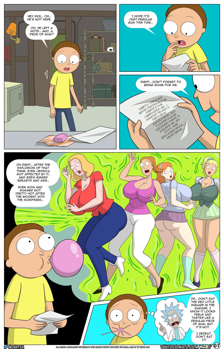 Morty Experiment #9 (Rick and Morty) Chapter 1 - Page 2