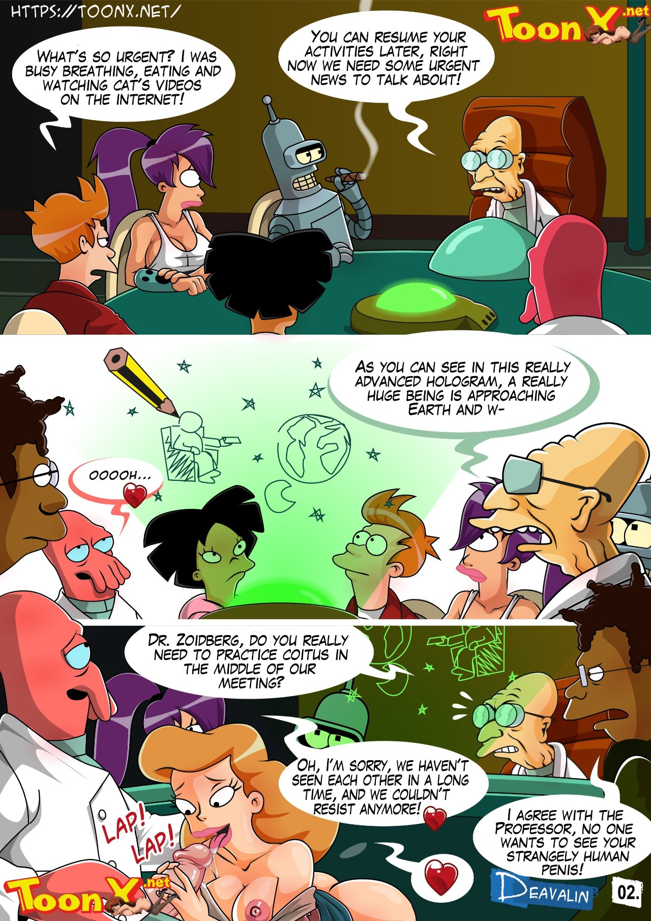 Orgy To Save The Earth (Futurama) Chapter 1 - Page 3