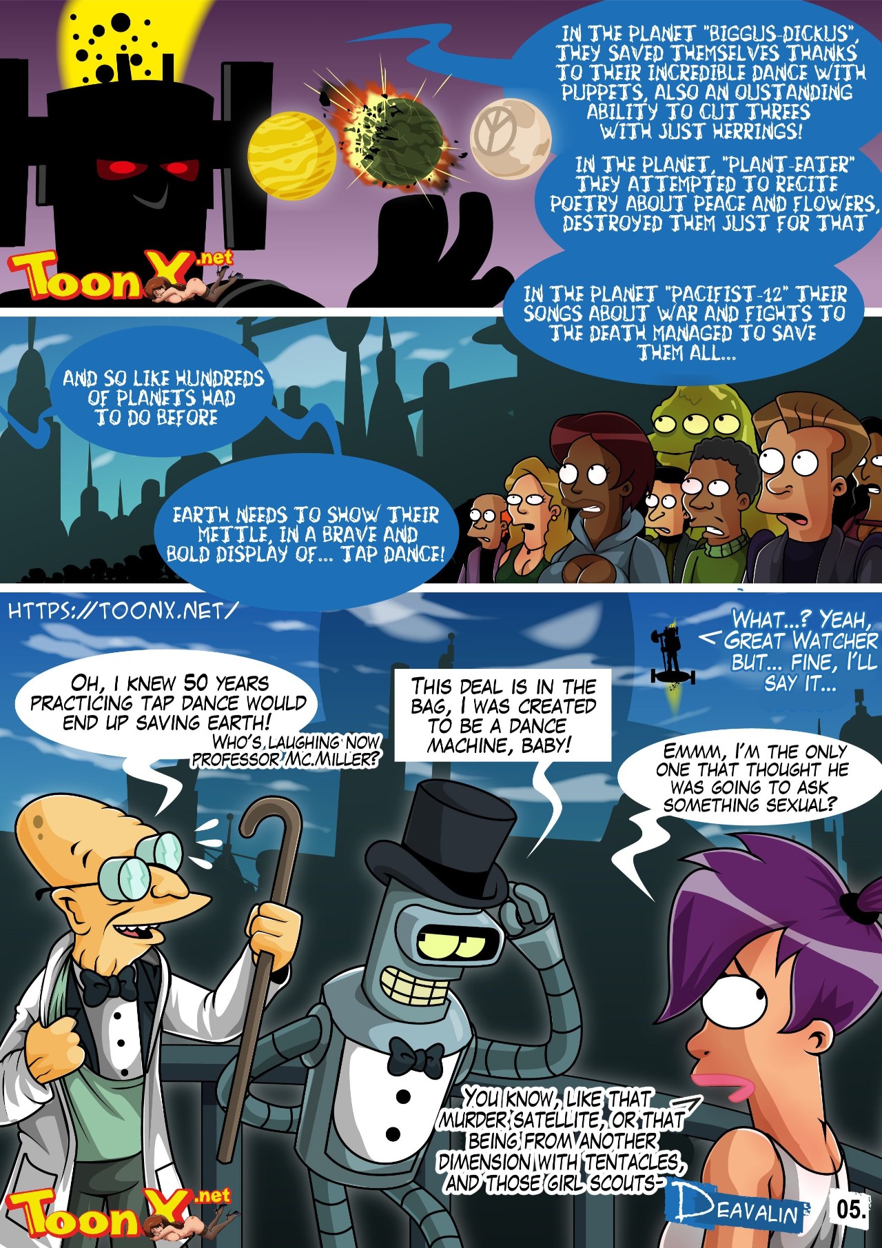 Orgy To Save The Earth (Futurama) Chapter 1 - Page 6