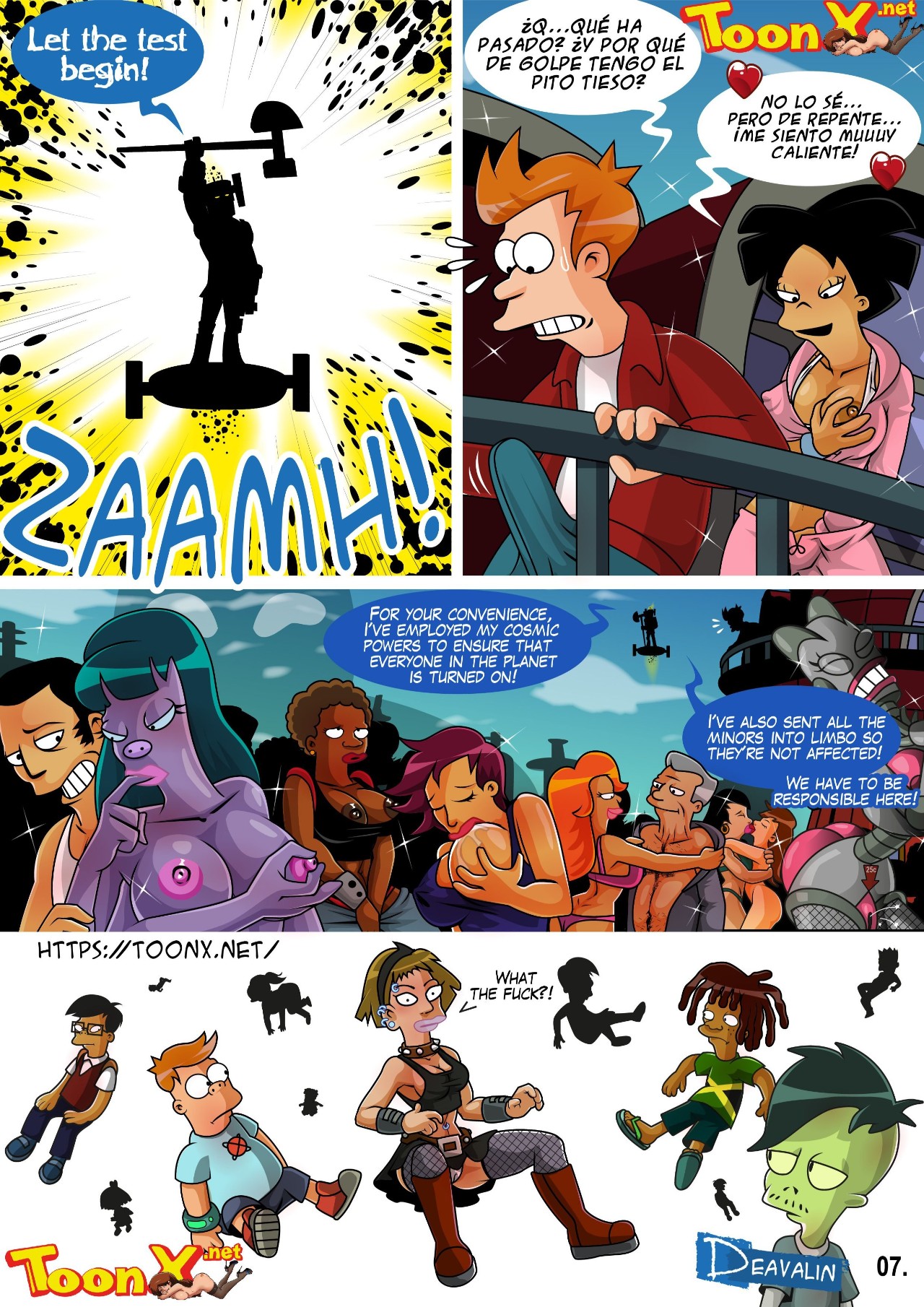 Orgy To Save The Earth (Futurama) Chapter 1 - Page 8