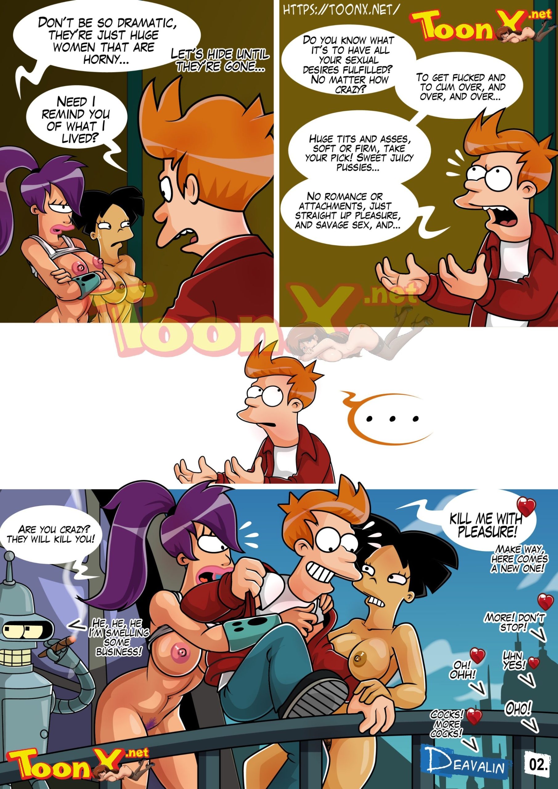 Orgy To Save The Earth (Futurama) Sex To Death With The Amazons! - Page 5