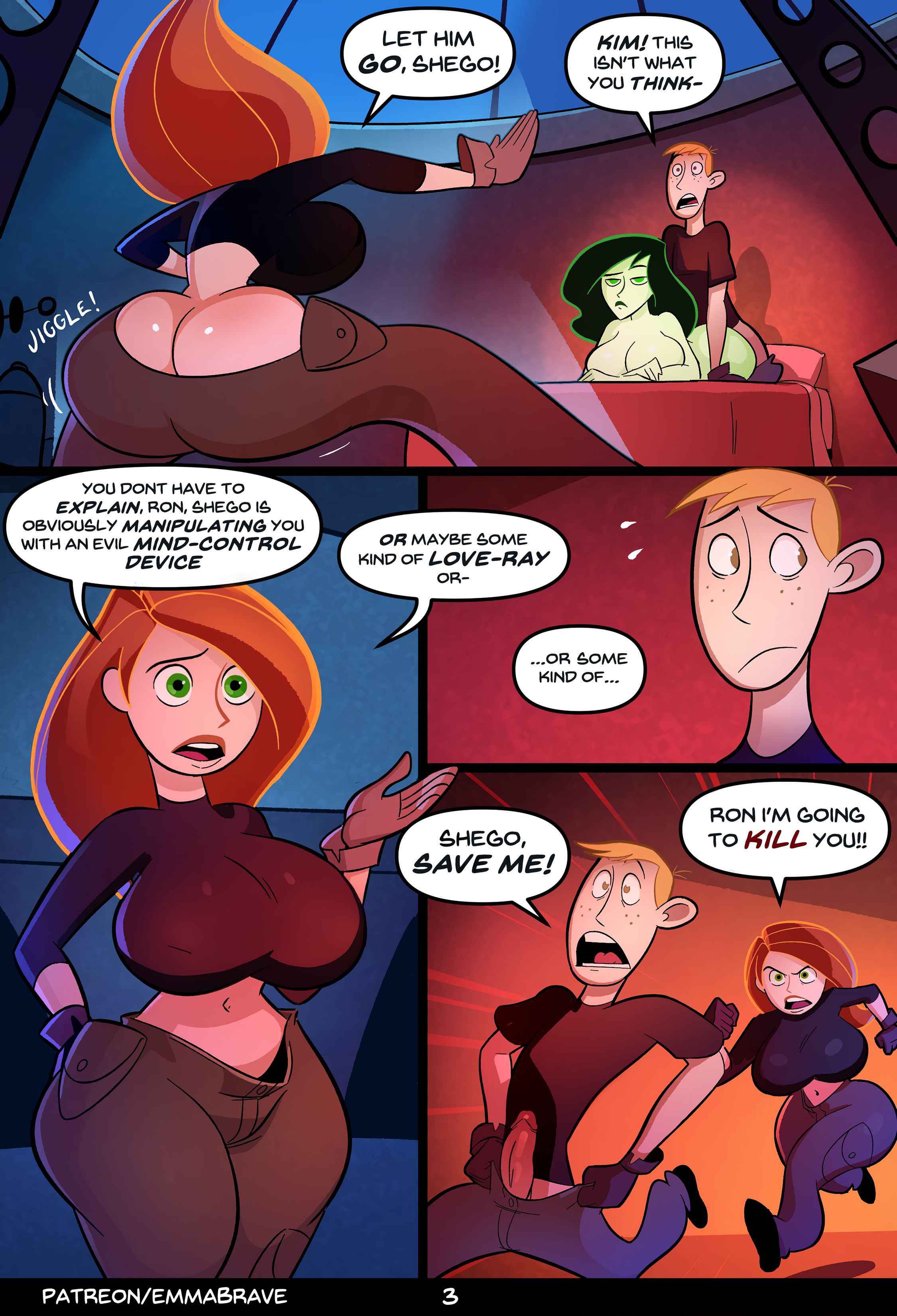 Ron and Shego (Kim Possible) Chapter 1 - Page 3