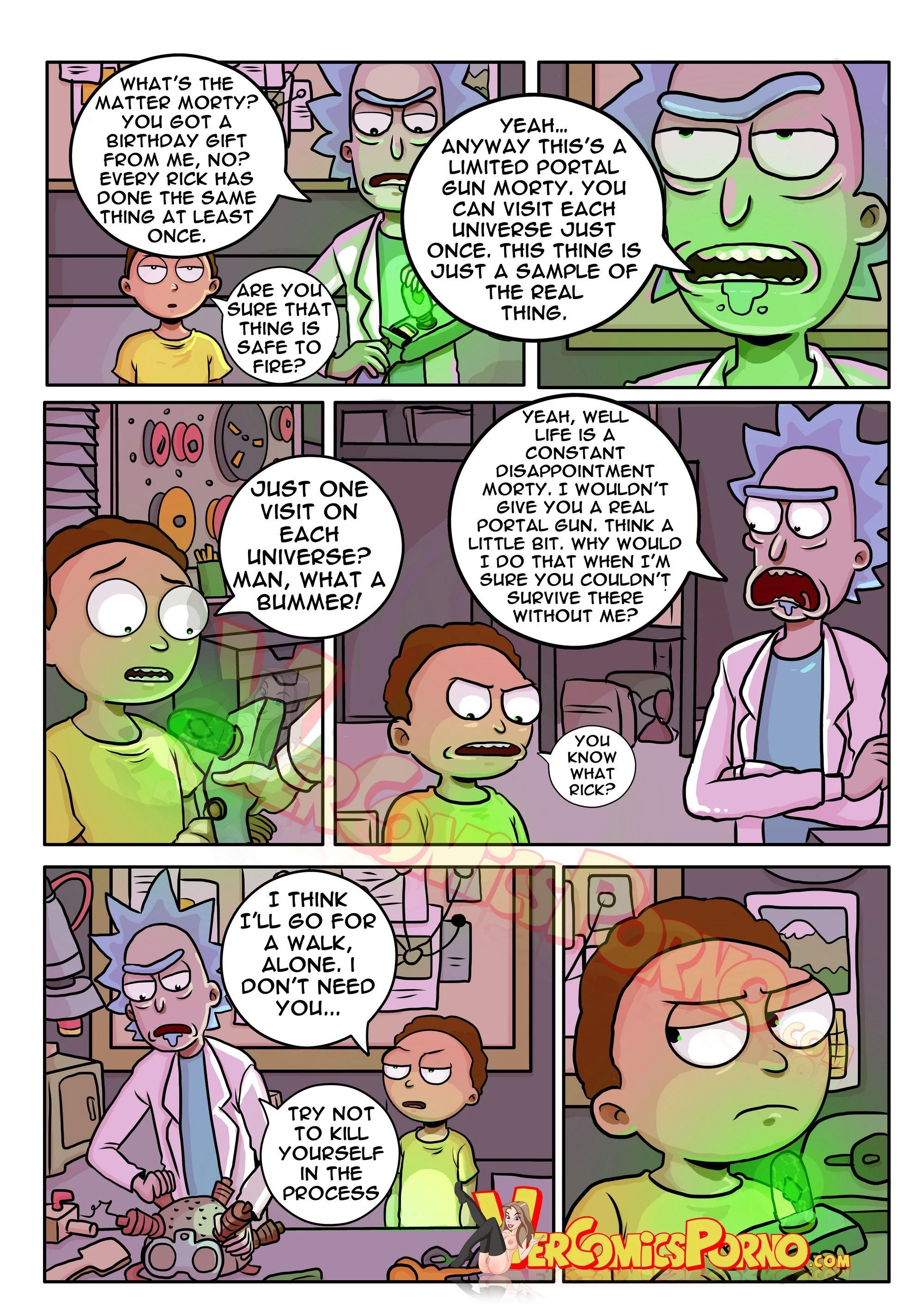 Pleasure Trip (Rick and Morty) Chapter 1 - Page 5