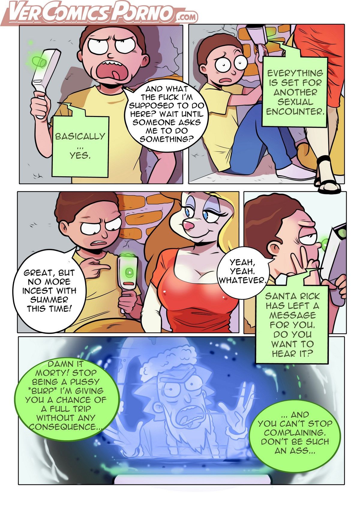 Pleasure Trip (Rick and Morty) Chapter 3 - Page 4