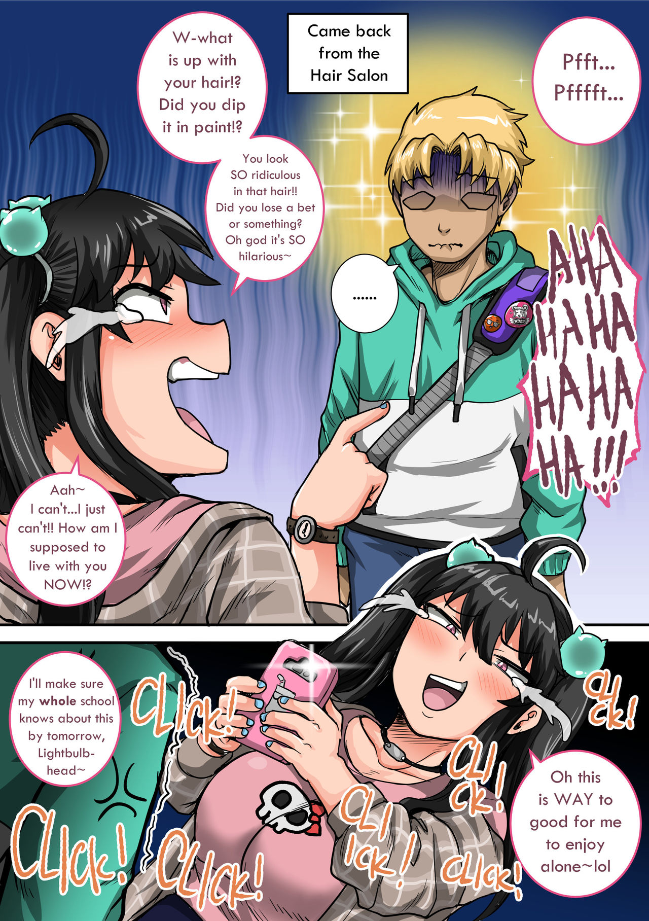 Annoying Sister Needs to Be Scolded!! Chapter 1.5 - Page 23