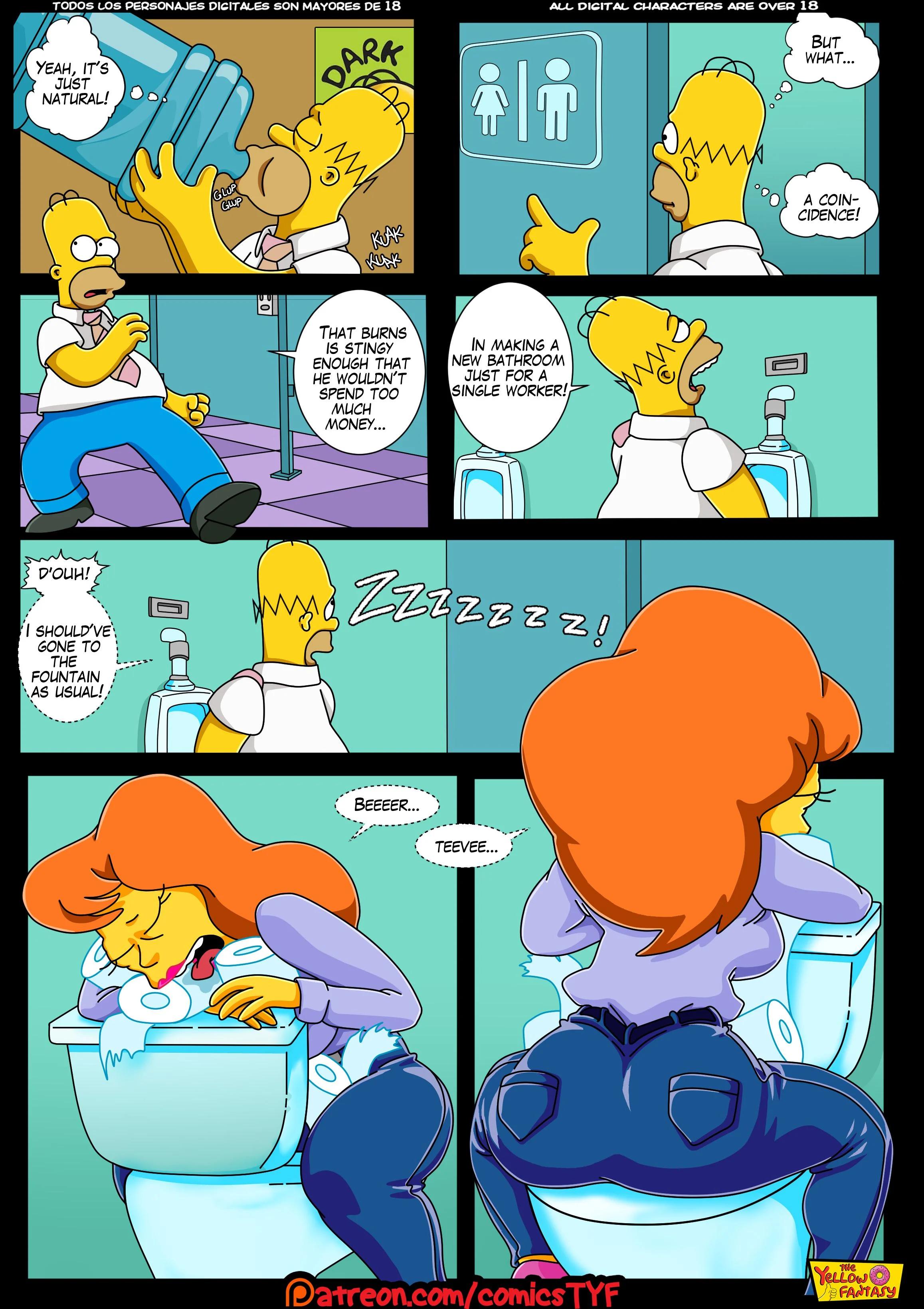 The Pastime (The Simpsons) Radioactive Love - Chapter 1.5 - Page 10