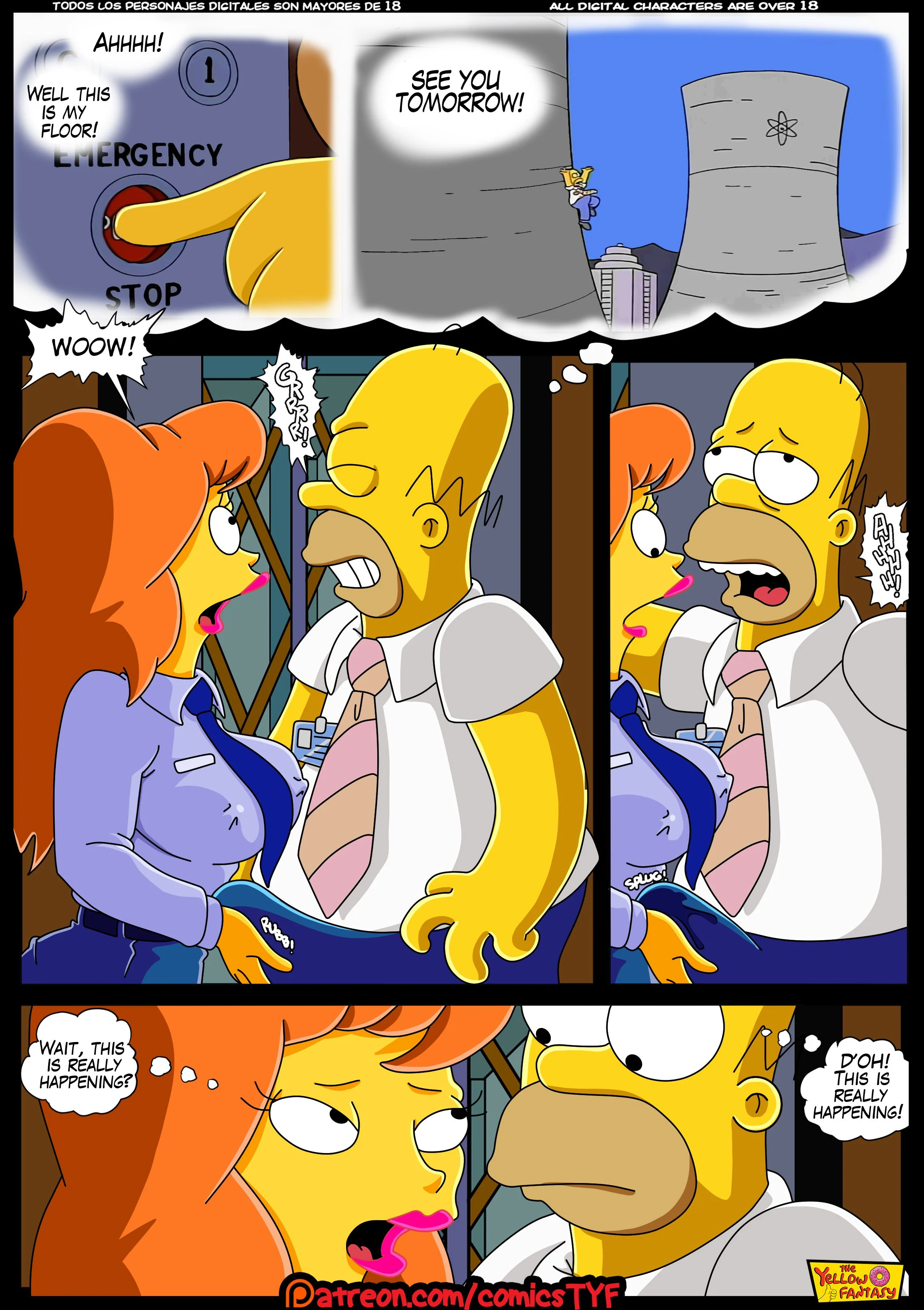 The Pastime (The Simpsons) Radioactive Love - Chapter 1.5 - Page 19