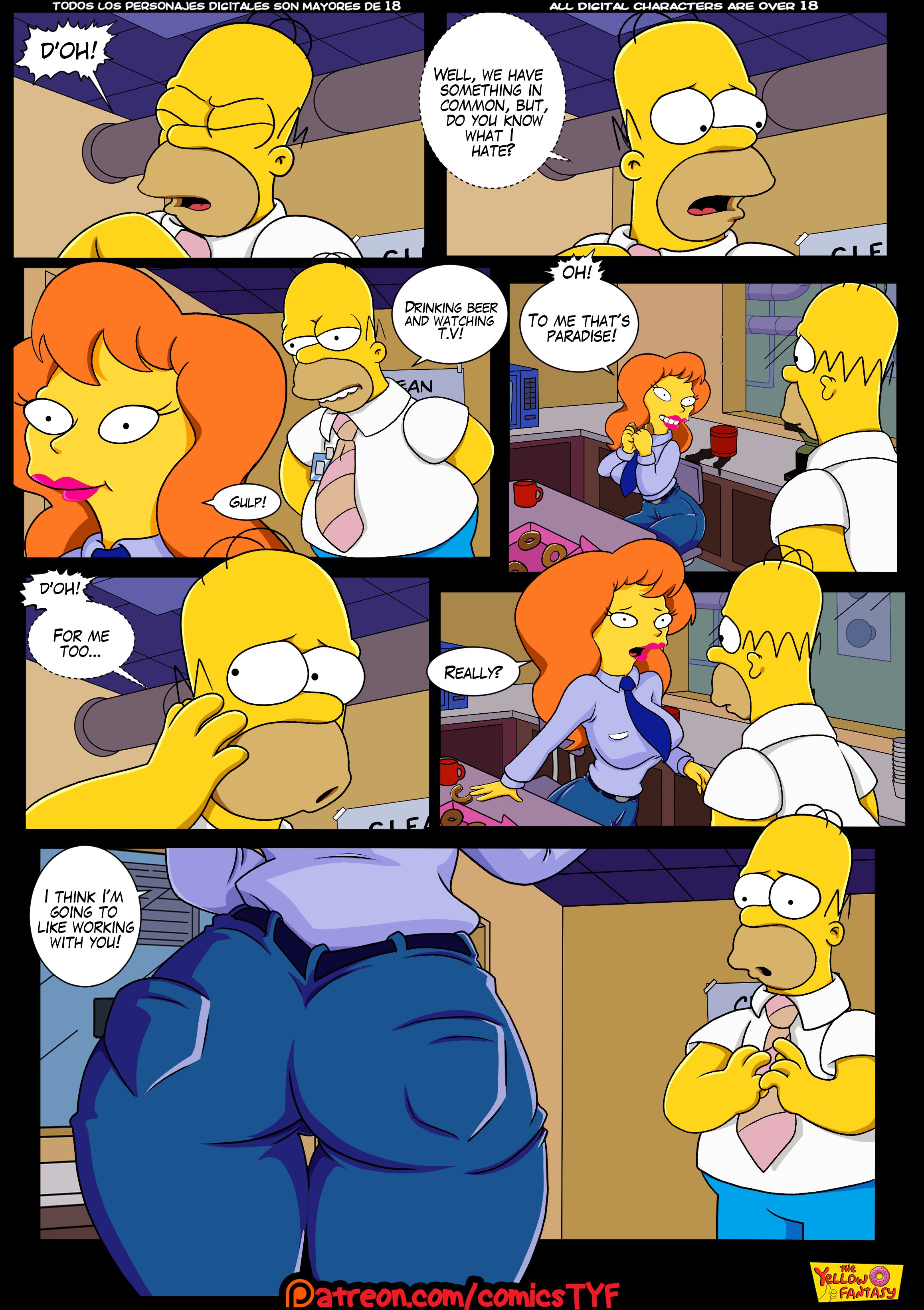 The Pastime (The Simpsons) Radioactive Love - Chapter 1.5 - Page 8