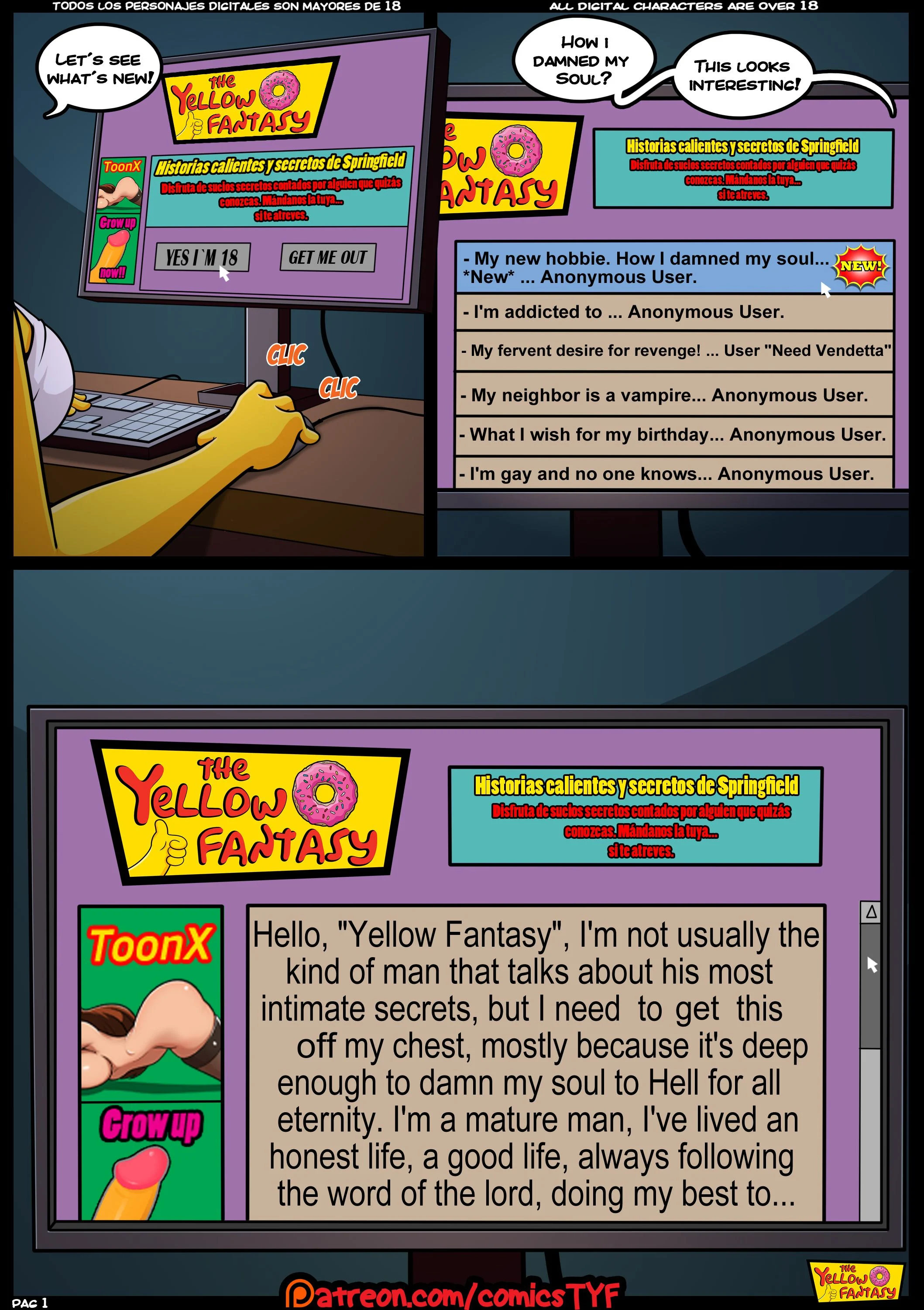 The Pastime (The Simpsons) The Pastime - Chapter 1 - Page 2