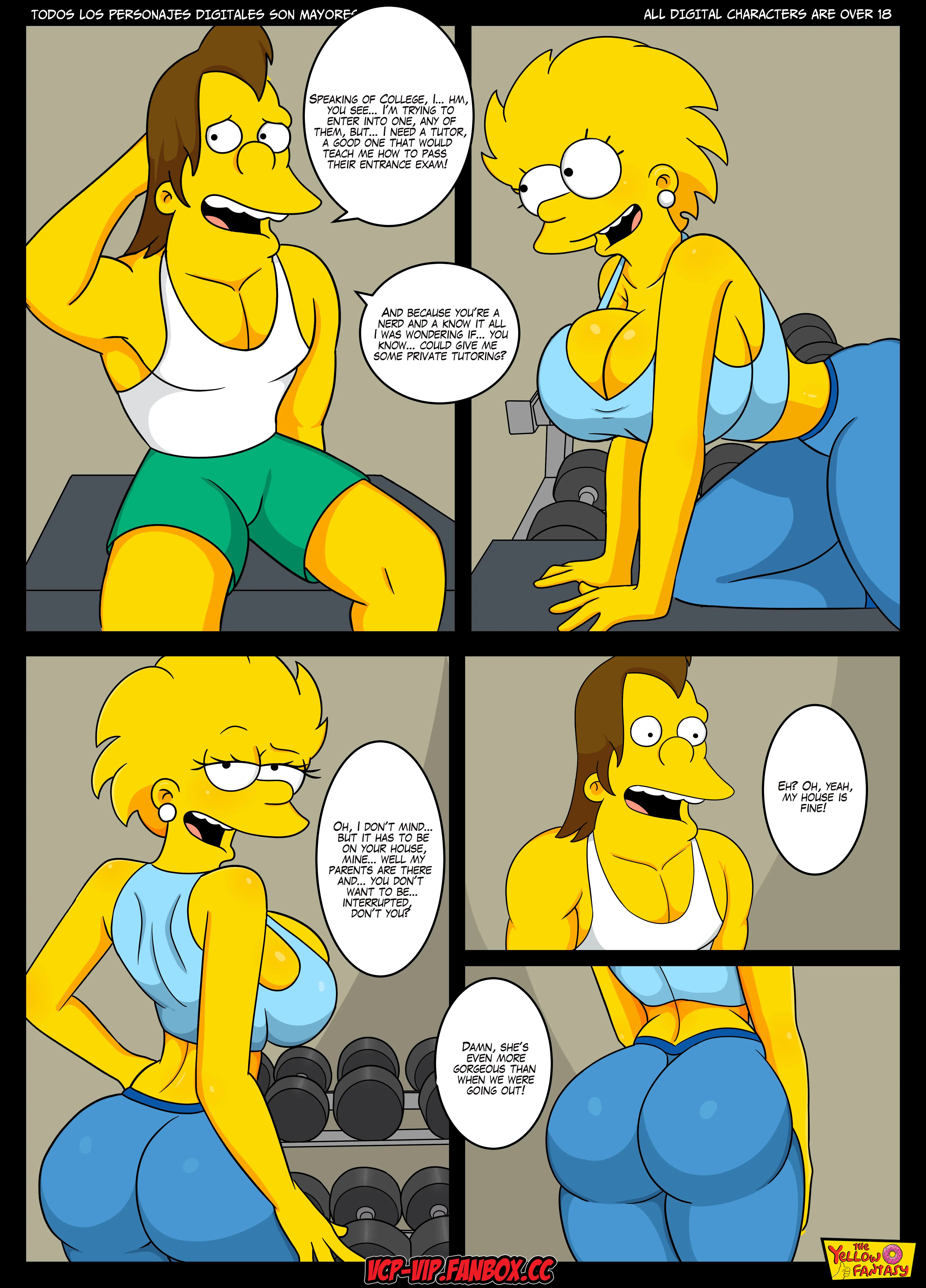 The Pastime (The Simpsons) Nelson's Tutor - Chapter 8 - Page 4