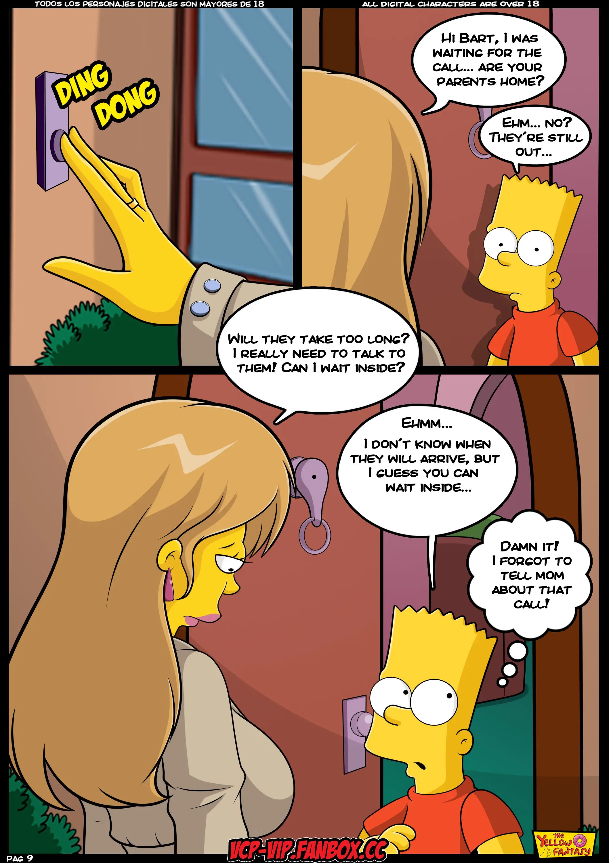 The Pastime (The Simpsons) Babysitting without Babysitting - Chapter 4 - Page 10