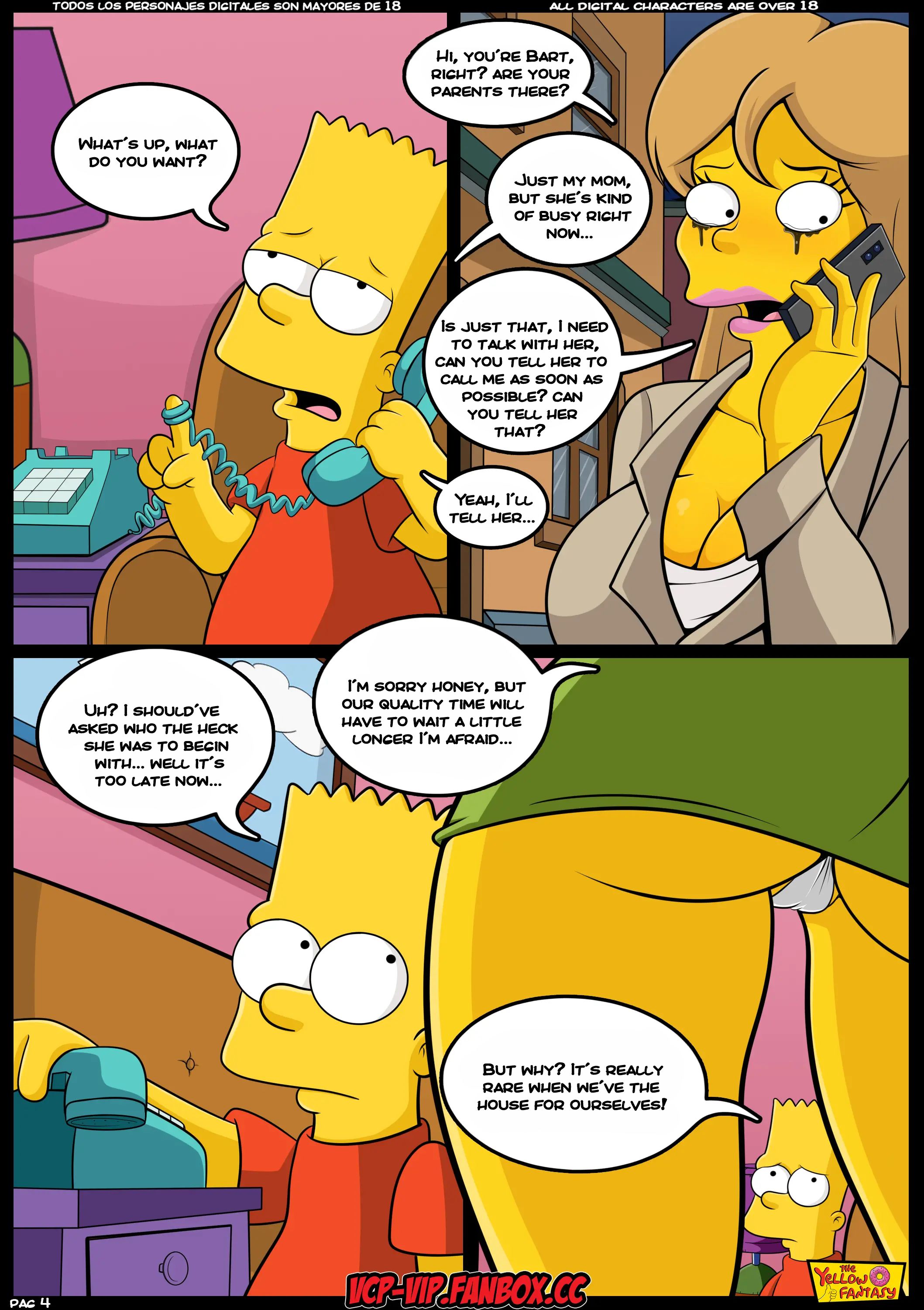 The Pastime (The Simpsons) Babysitting without Babysitting - Chapter 4 - Page 5