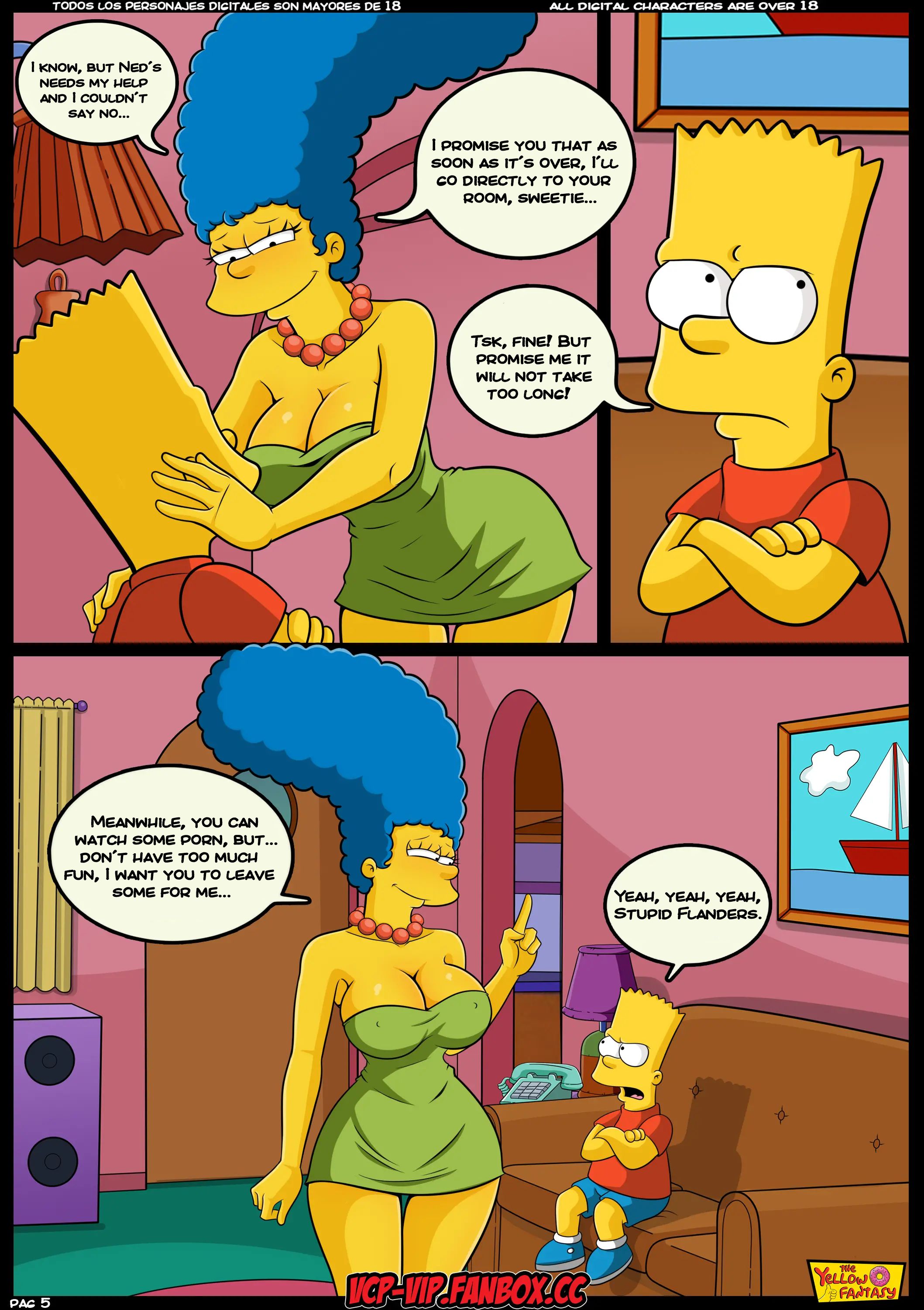 The Pastime (The Simpsons) Babysitting without Babysitting - Chapter 4 - Page 6