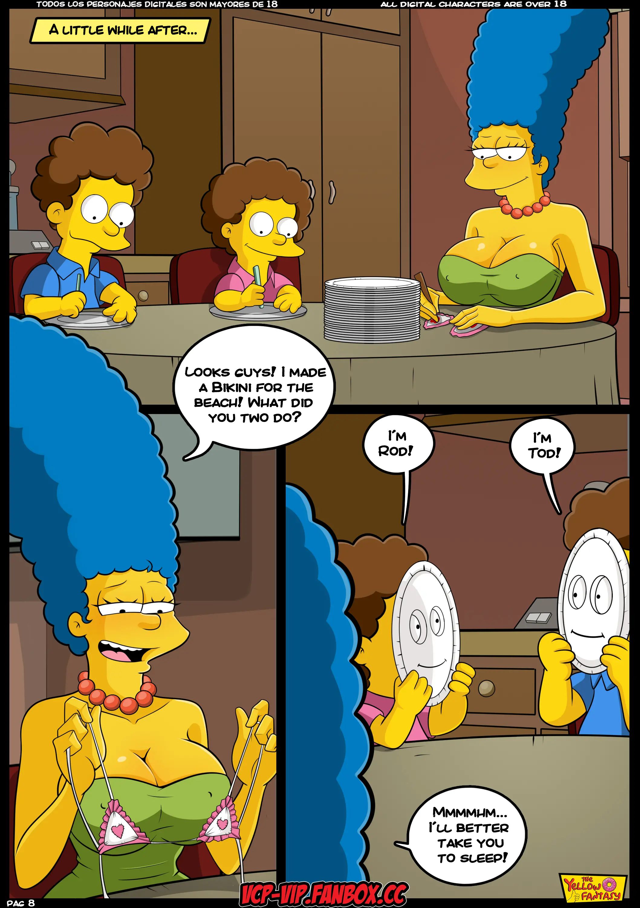 The Pastime (The Simpsons) Babysitting without Babysitting - Chapter 4 - Page 9