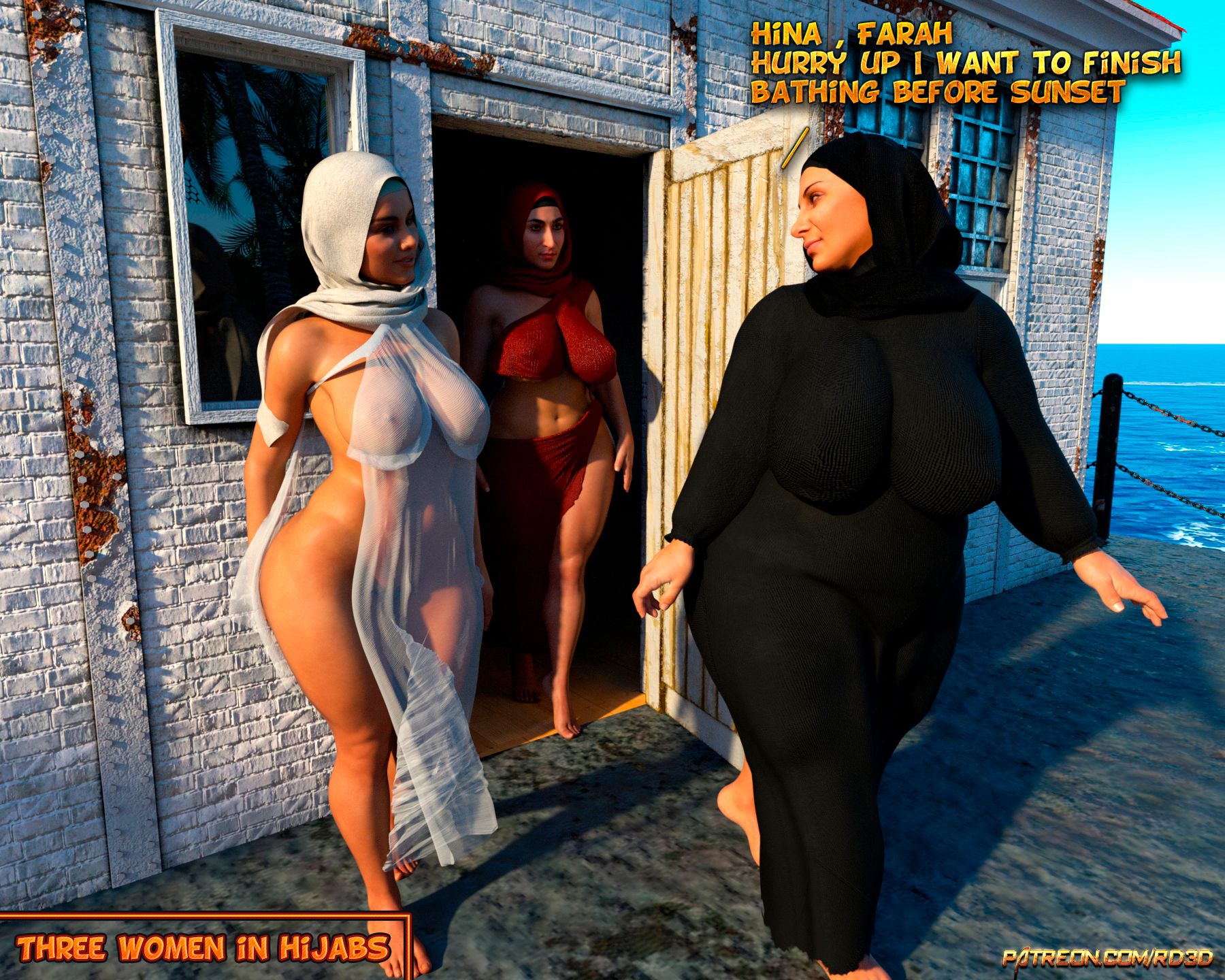 Lust Predators – Hijab Amatures Lust Island - Page 12