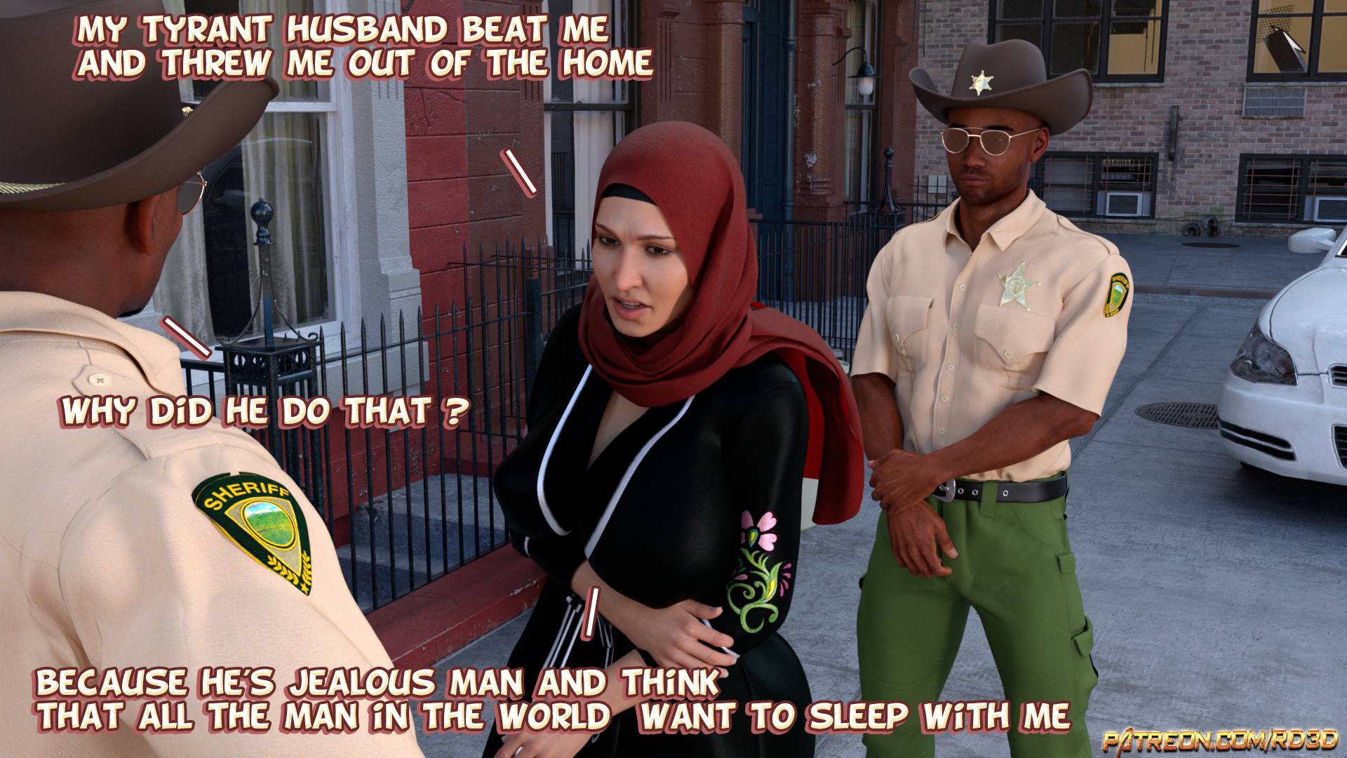 Lust Predators – Hijab Amatures Alternative - Chapter 1.5 - Caught in the act! - Page 12