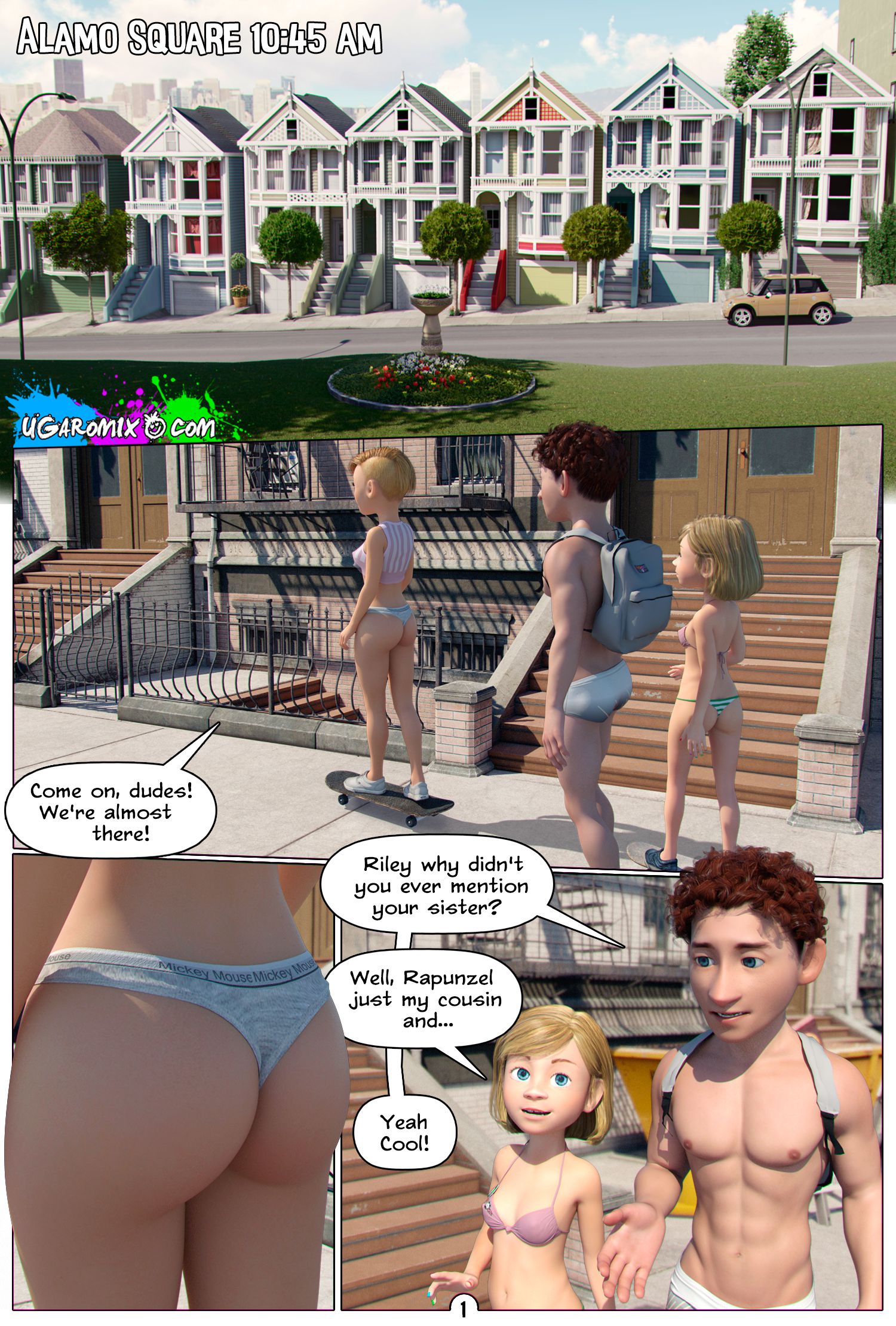 Inside Riley (Inside Out) In The Park With Rapunzel - Chapter 6 - Page 2