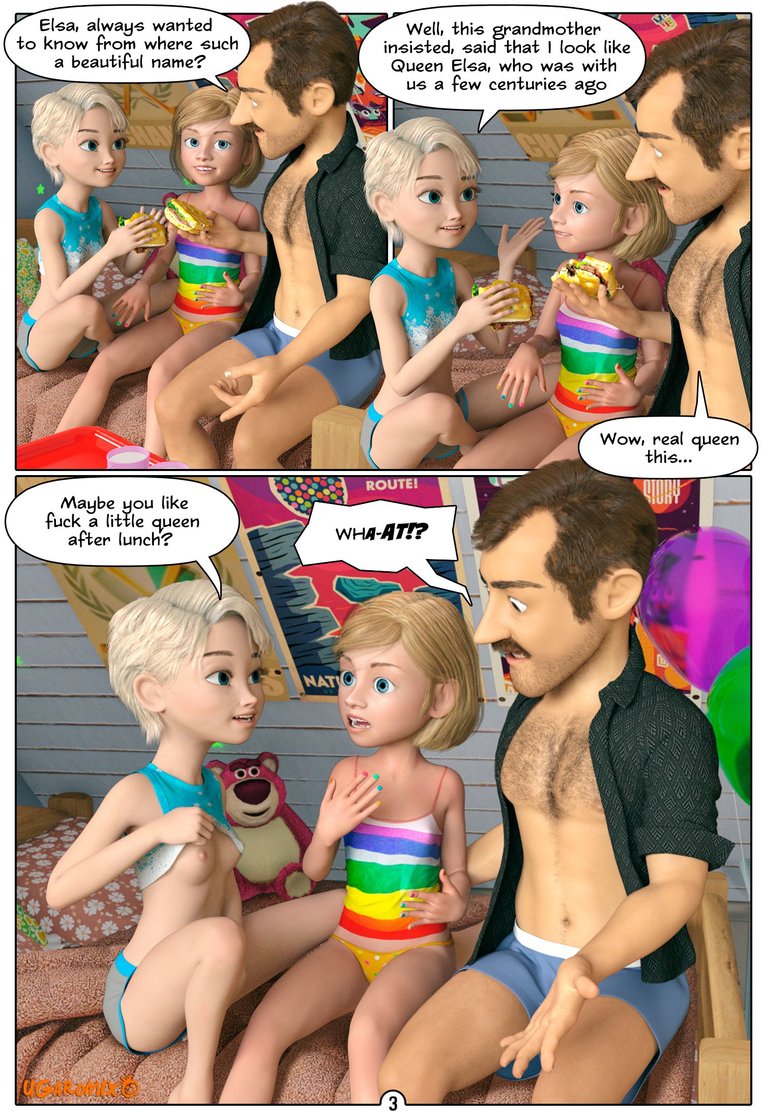 Inside Riley (Inside Out) Lesson For Elsa - Chapter 4 - Page 4