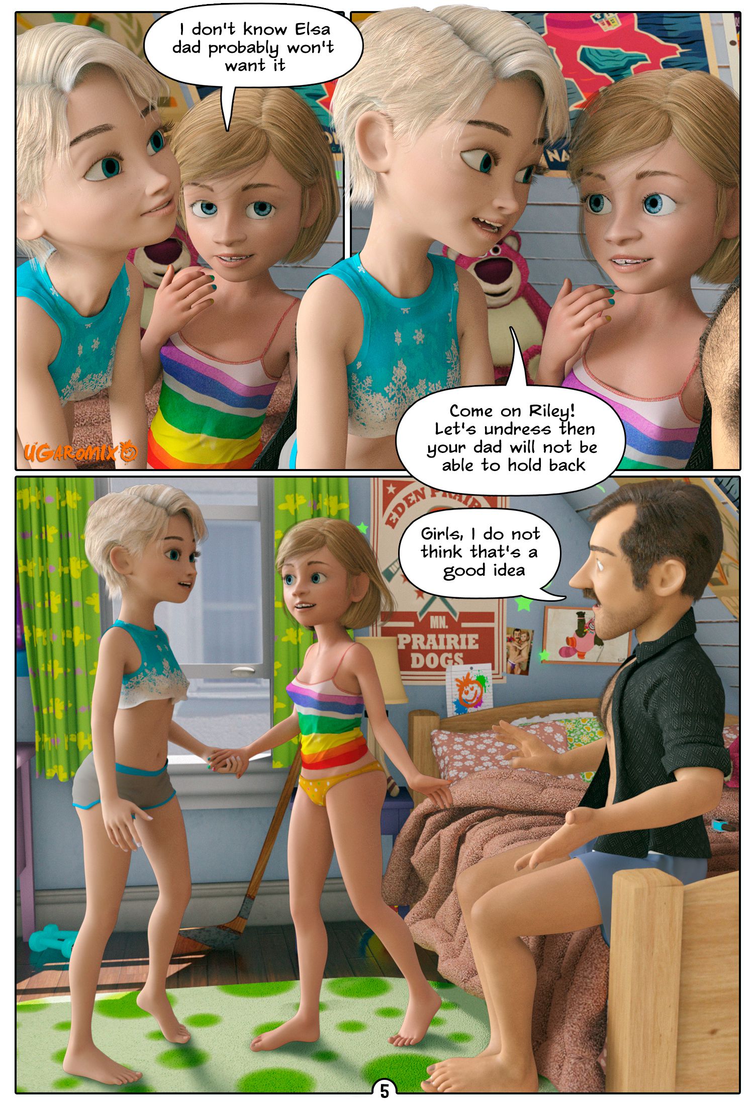 Inside Riley (Inside Out) Lesson For Elsa - Chapter 4 - Page 6