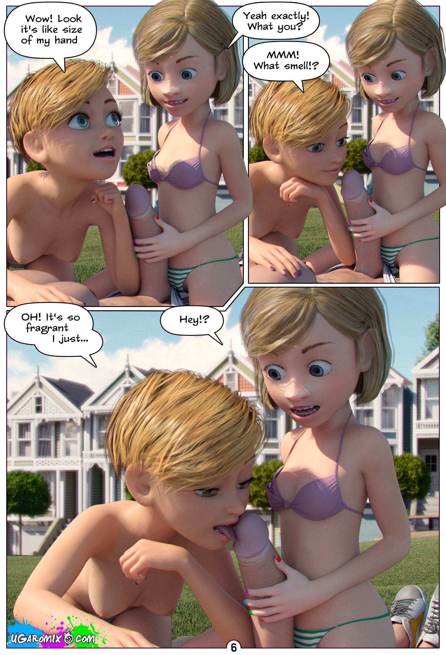 Inside Riley (Inside Out) In The Park With Rapunzel - Chapter 6 - Page 7