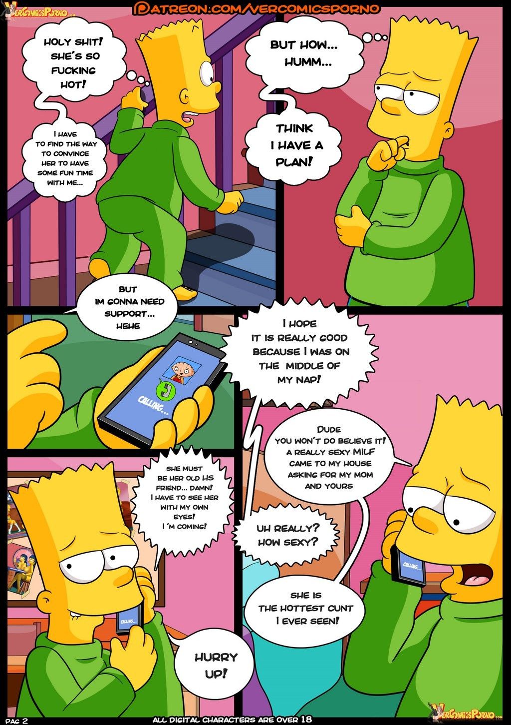 The Contest (Family Guy , The Simpsons , Goof Troop) Chapter 3 - Page 3