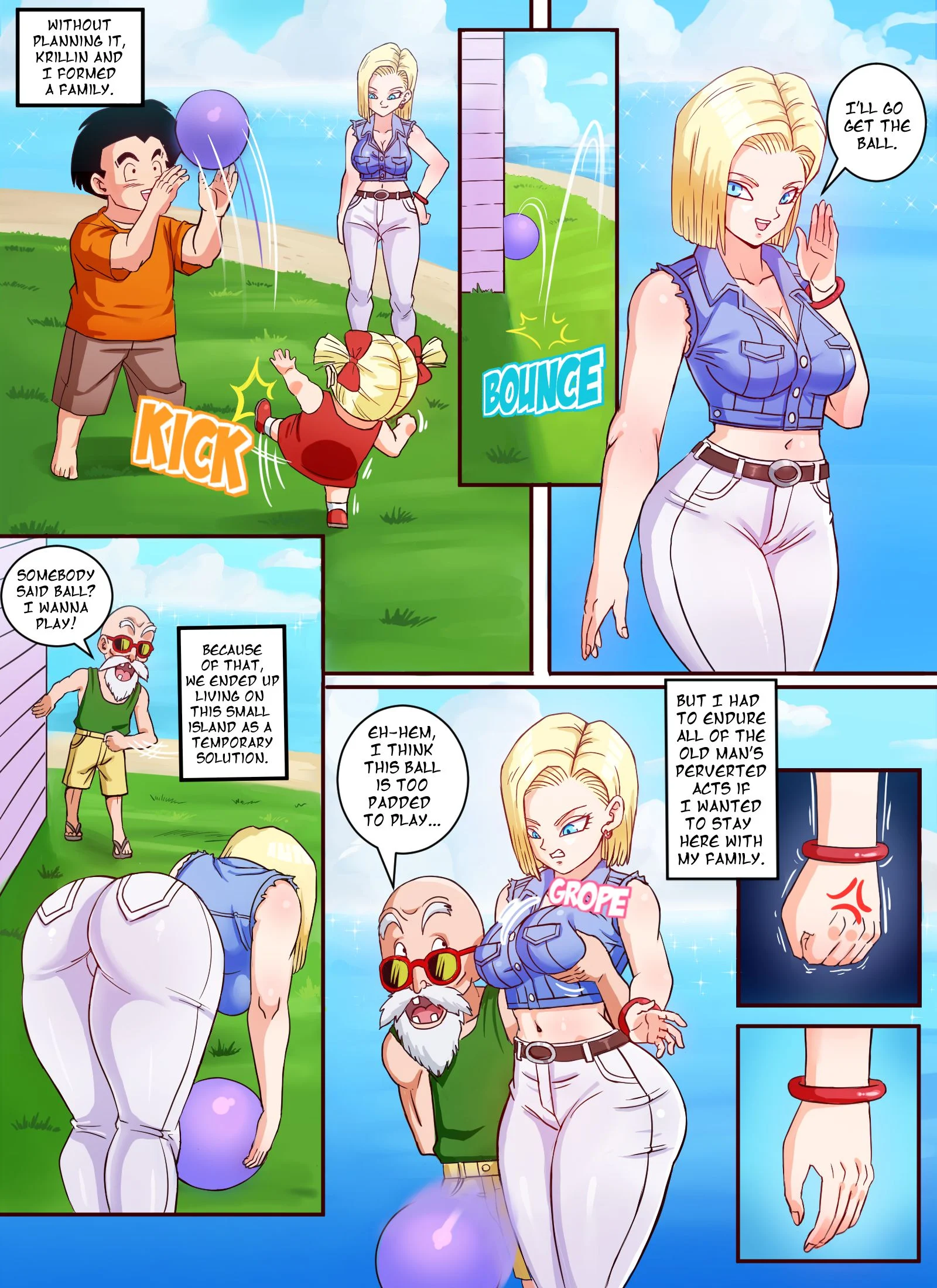 Android 18 and Master Roshi (Dragon Ball Z) Chapter 1 - Page 2