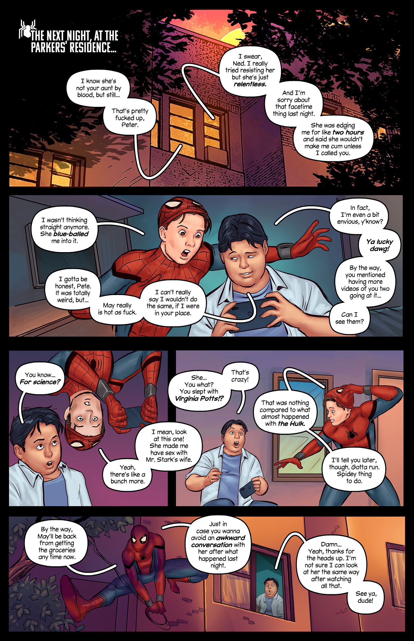 Aunt Cumming (Spider-Man) Chapter 2 - Page 5