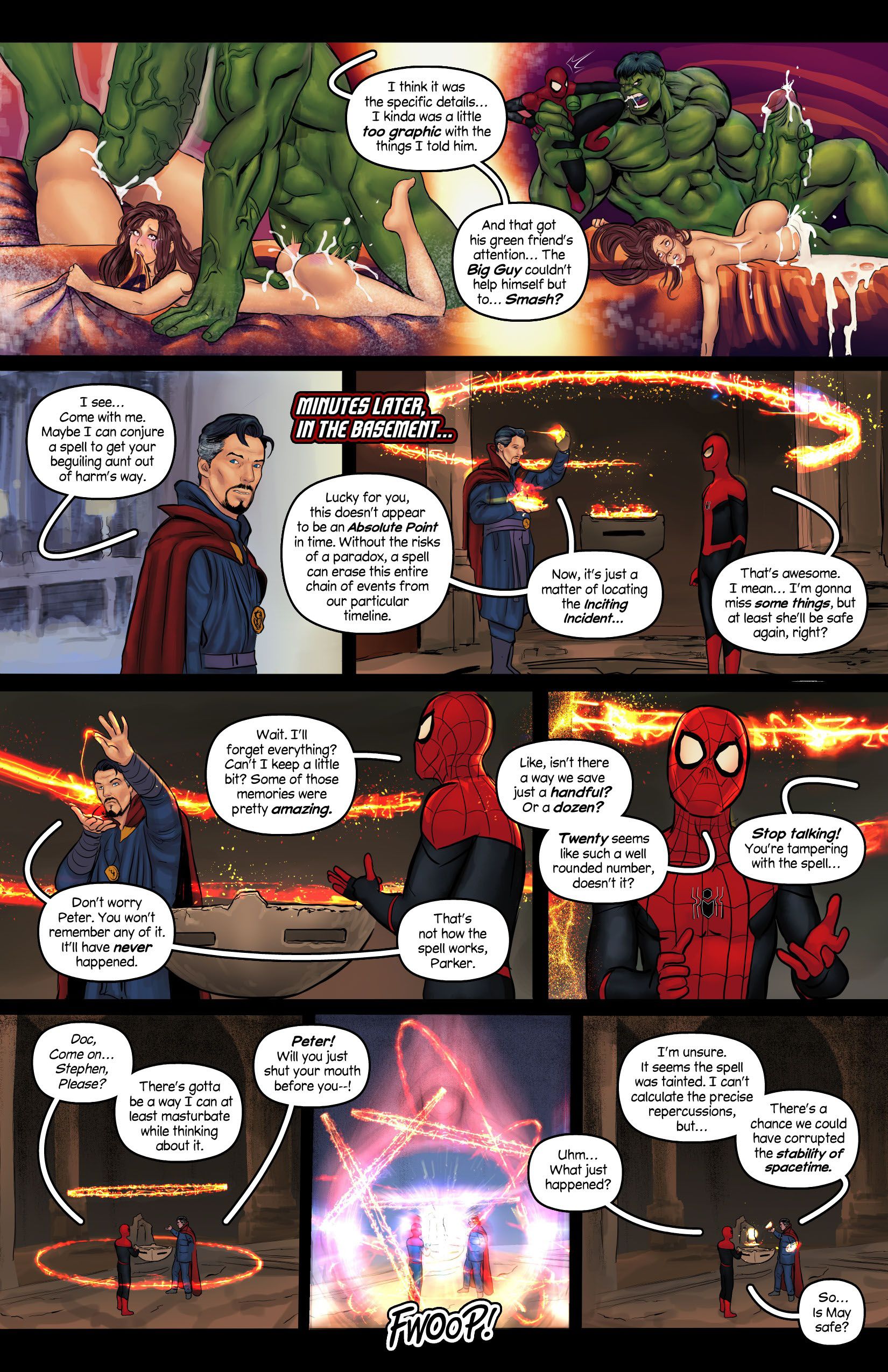 Aunt Cumming (Spider-Man) Chapter 3 - Page 4