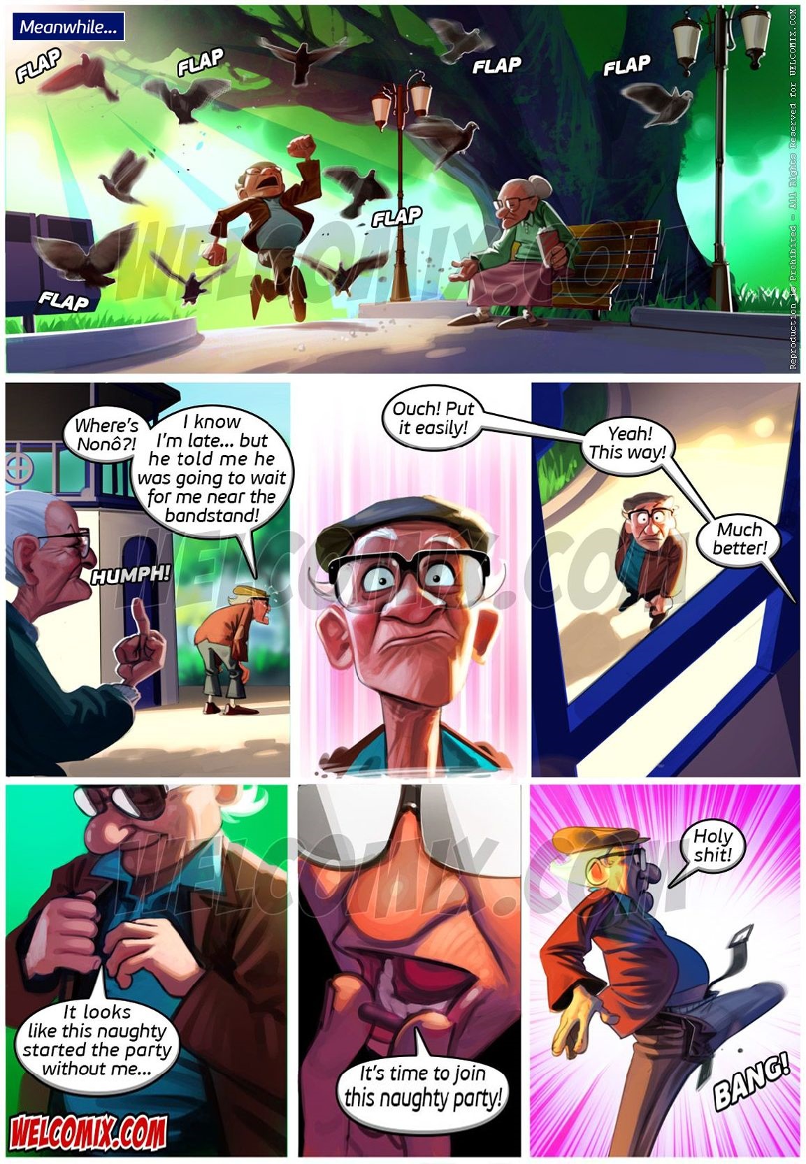 Old Geezers Of The Park Chapter 3 - Page 10