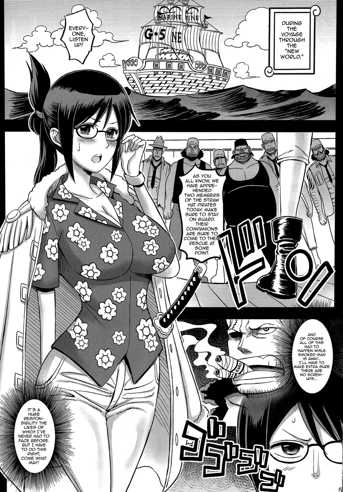 Woman Pirate in Paradise - Rakuen Onna Kaizoku (One Piece) Chapter 3 - Page 4