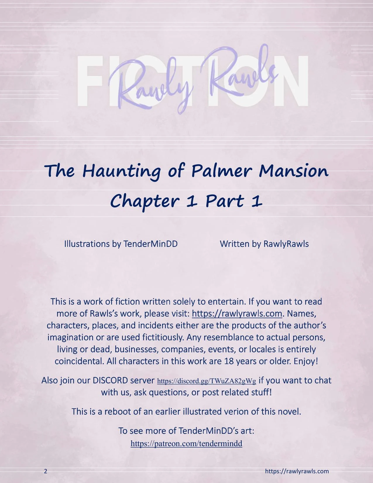 The Haunting Of Palmer Mansion Chapter 1.1 - Page 2