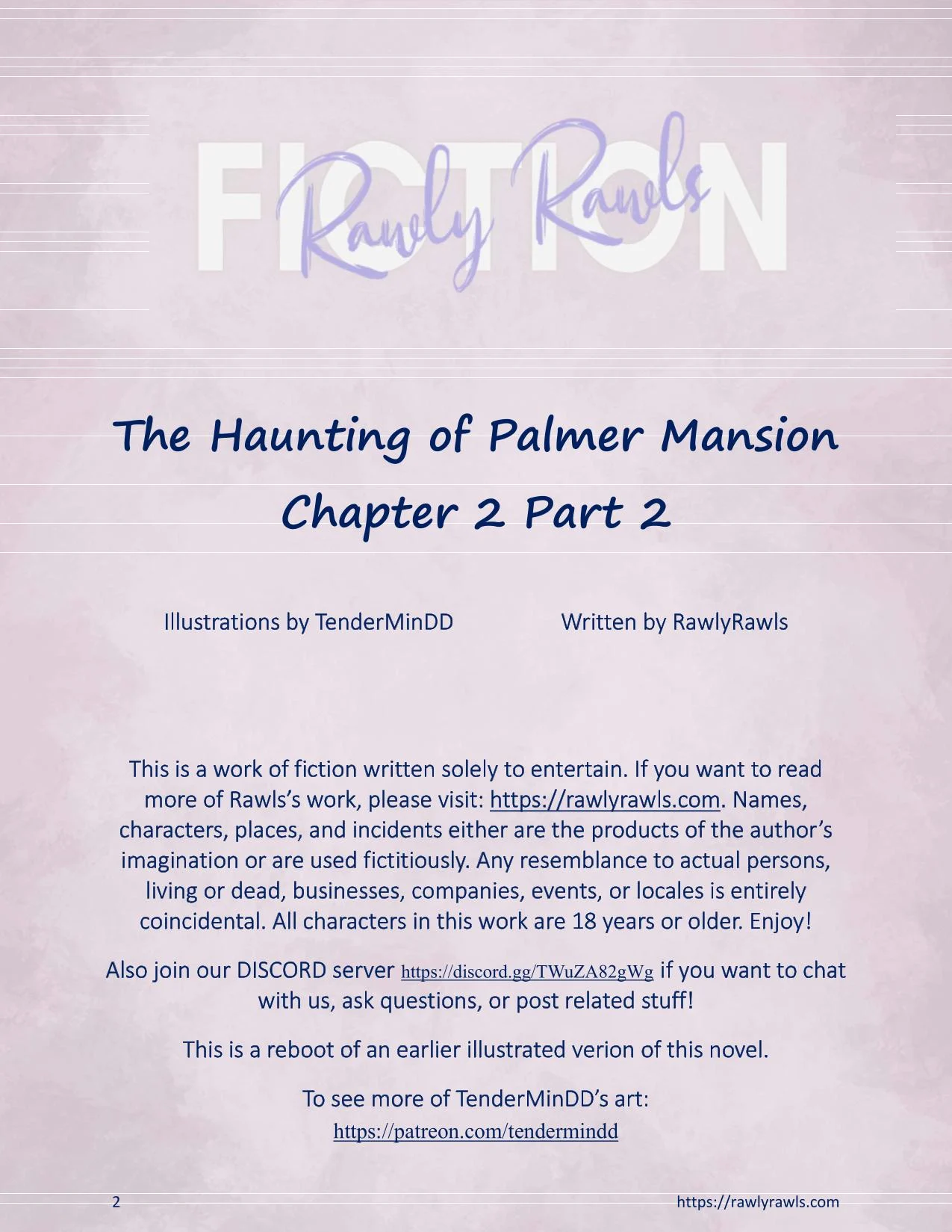 The Haunting Of Palmer Mansion Chapter 2.2 - Page 2