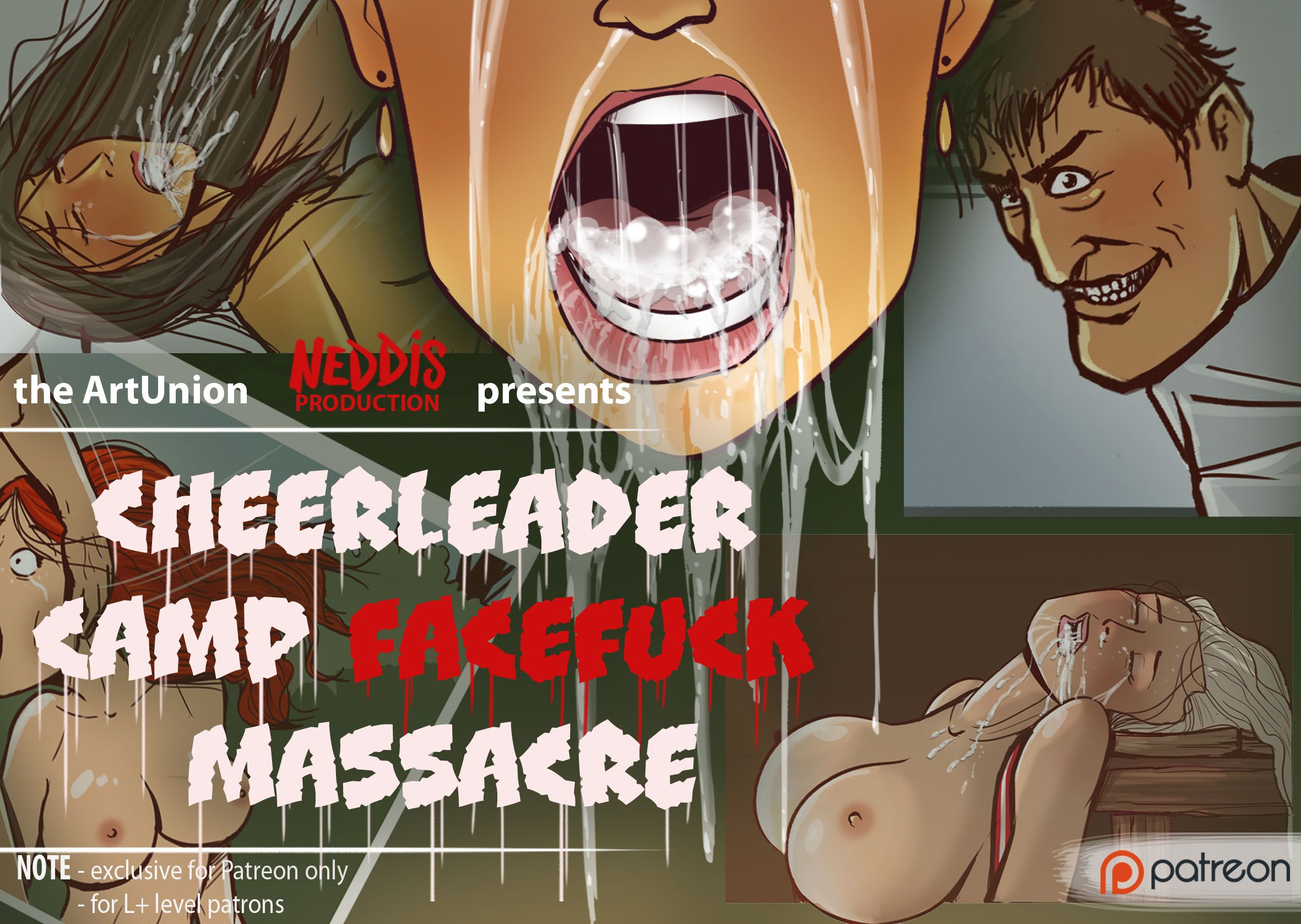 Cheerleader Camp Facefuck Massacre Chapter 1 - Page 1