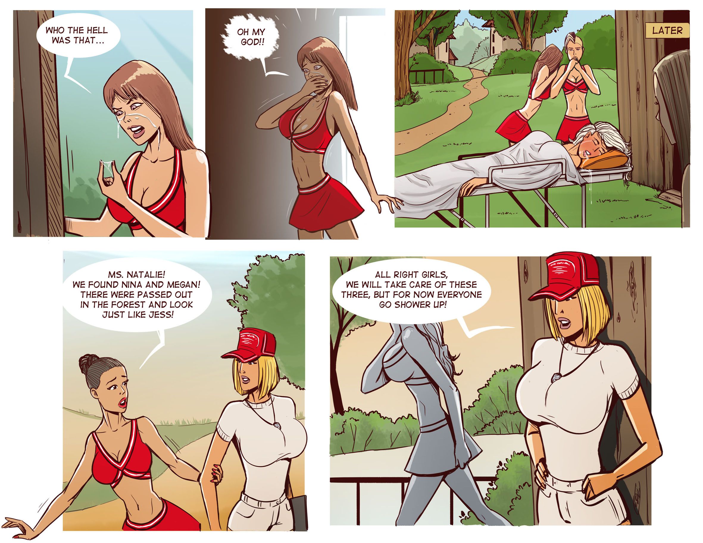 Cheerleader Camp Facefuck Massacre Chapter 1 - Page 10