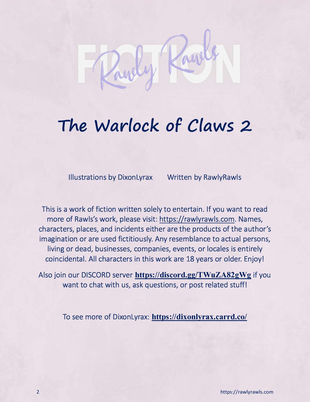 The Warlock Of Claws Chapter 2 - Page 2